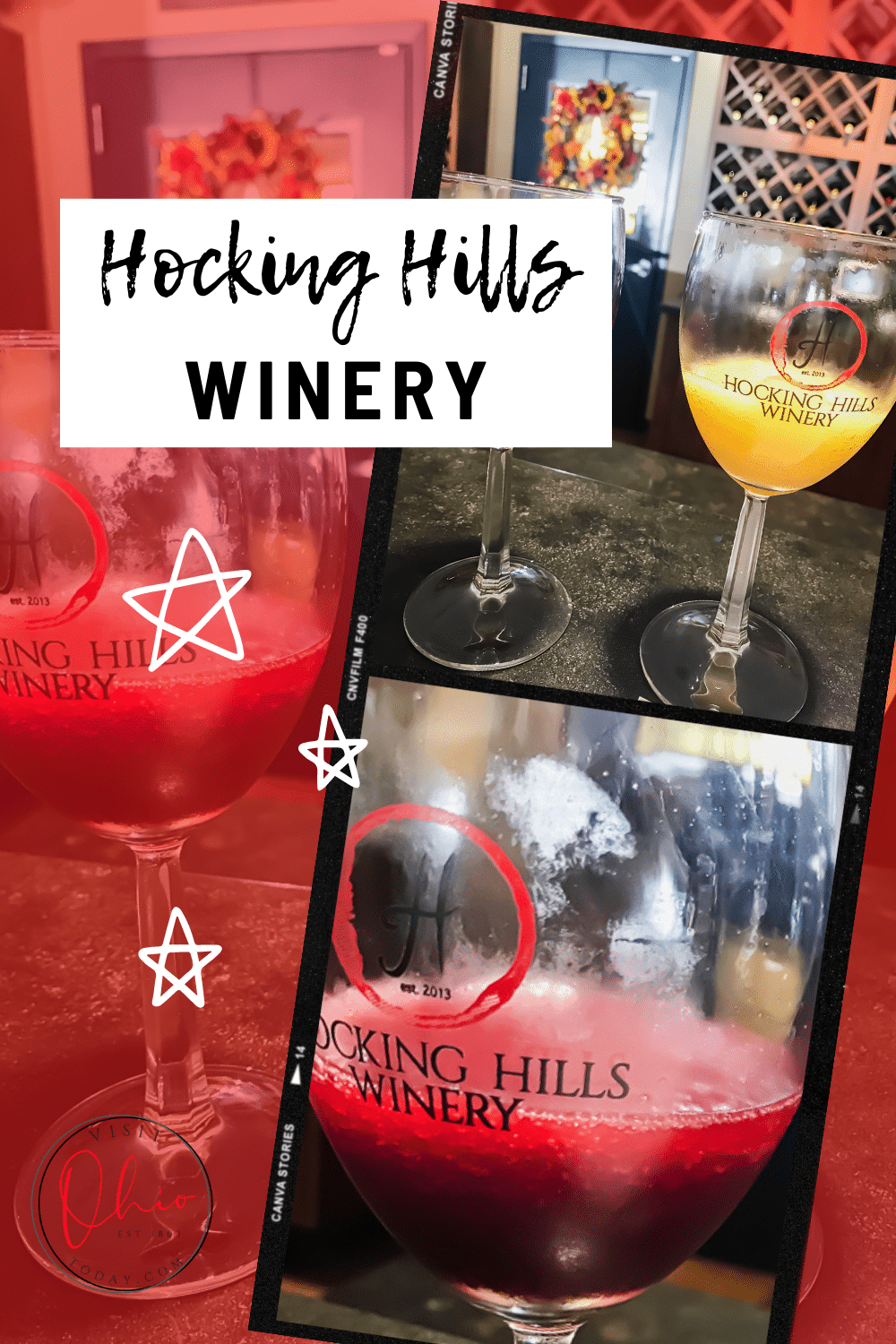 Hocking Hills Winery is a must visit destination when in the Hocking Hills, Ohio area. This family owned and run winery, offers up red and white wine, wine slushies and more! #hockinghills #ohio