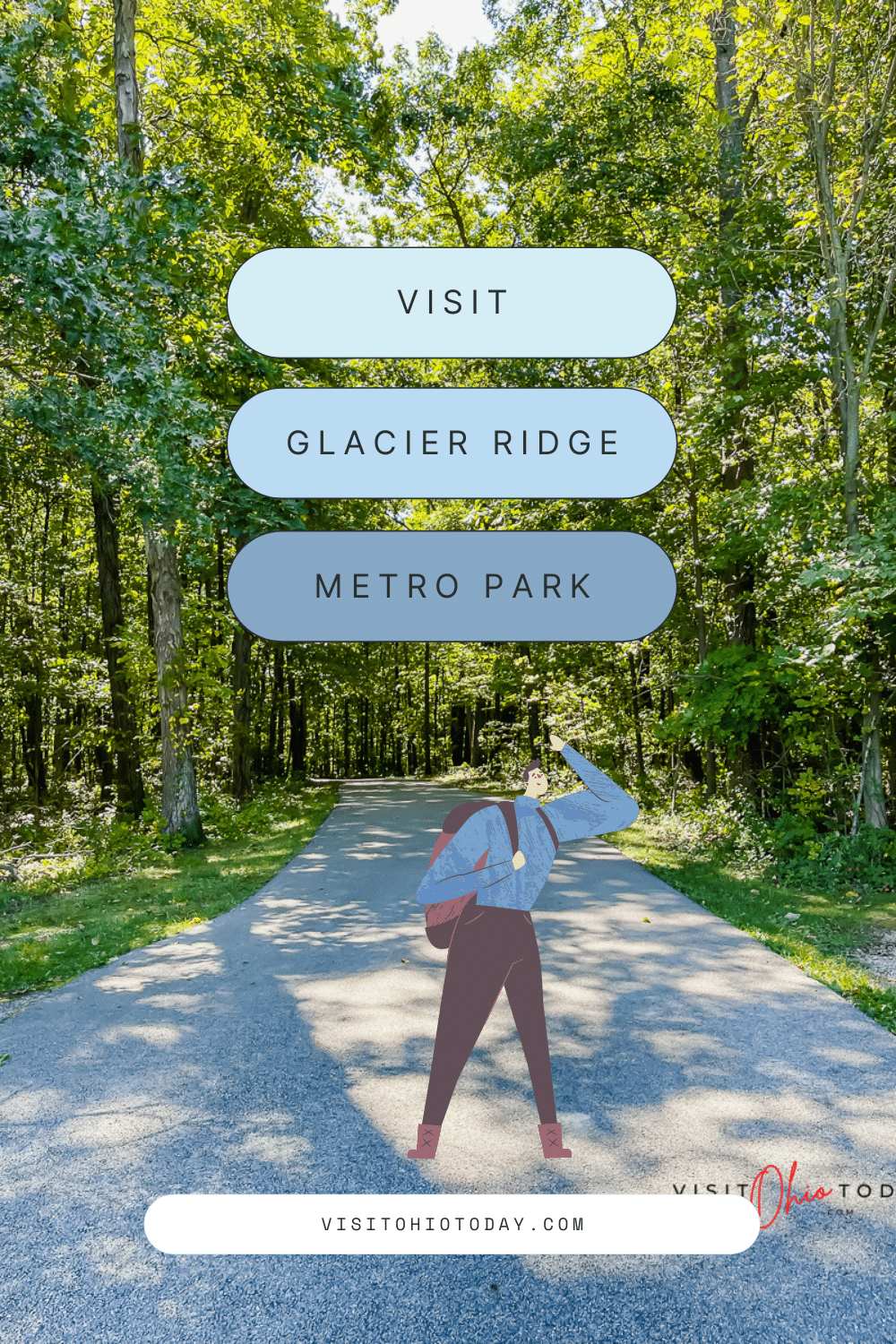 Glacier Ridge Metro Park is located in Plain City, Ohio, just outside of Dublin. Glacier ridge has 1037 acres that make up this metro park.