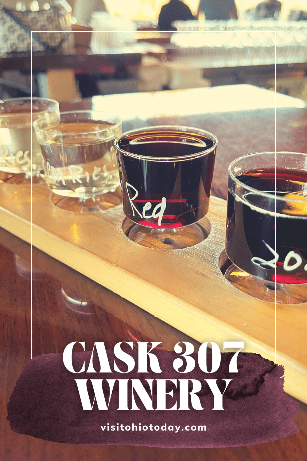 Ohio winery found right in the heart of the Grand River Valley. Cask 307 is a newer Ohio winery, which opened in June 2019. #cask307 #winery #ohio #ohiowines