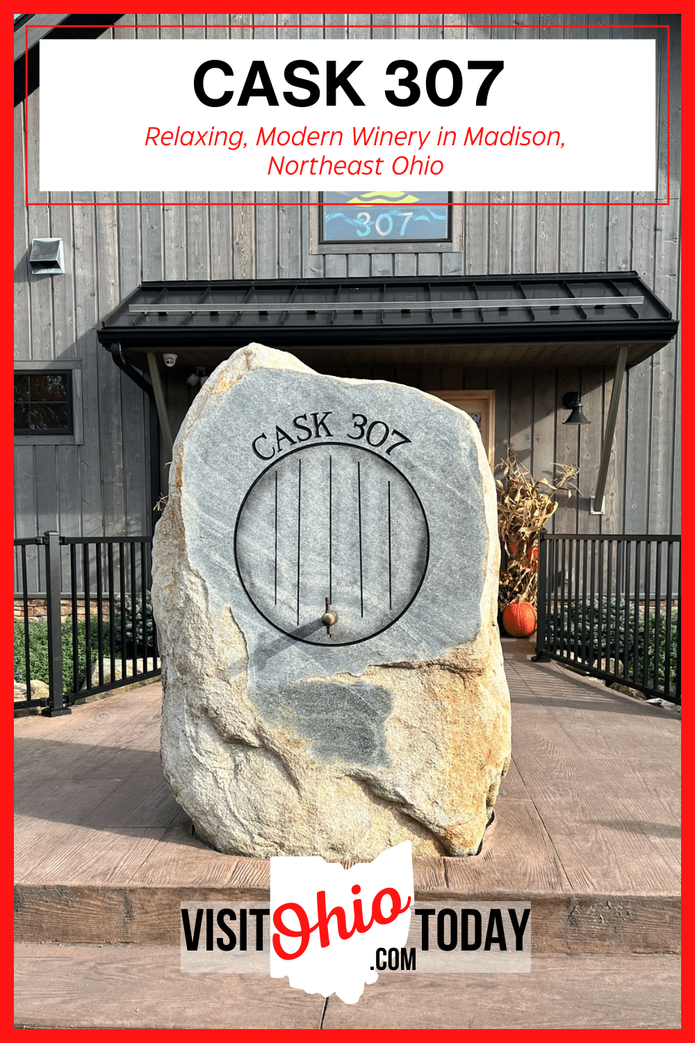 Ohio winery found right in the heart of the Grand River Valley. Cask 307 is a newer Ohio winery, which opened in June 2019. #cask307 #winery #ohio #ohiowines