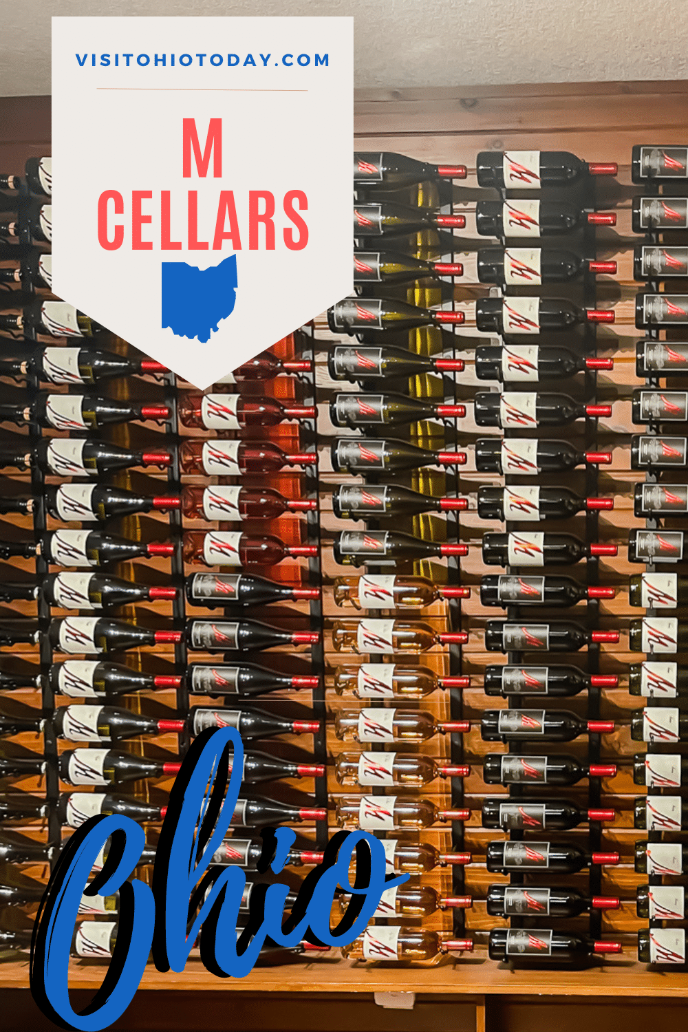 brown wooden shelf filled with wine bottles laying on their side