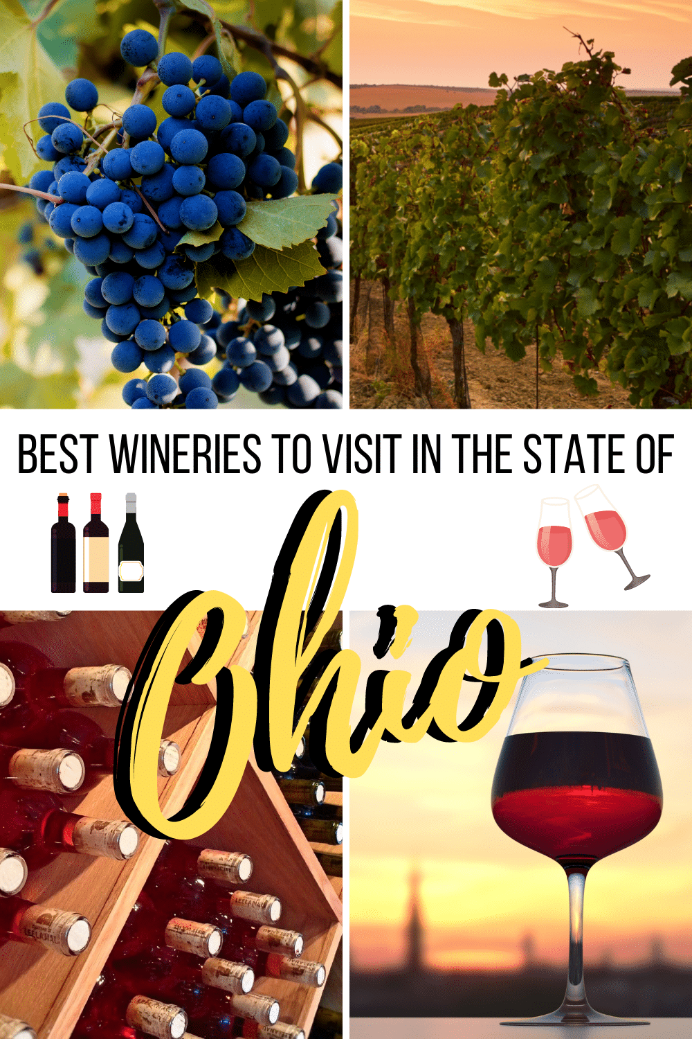 There are over 20+ wineries in Geneva Ohio. Plan a weekend of fun, food and great wine at the wineries in Geneva Ohio! #ohiowine #ohiowineries #genevaohio