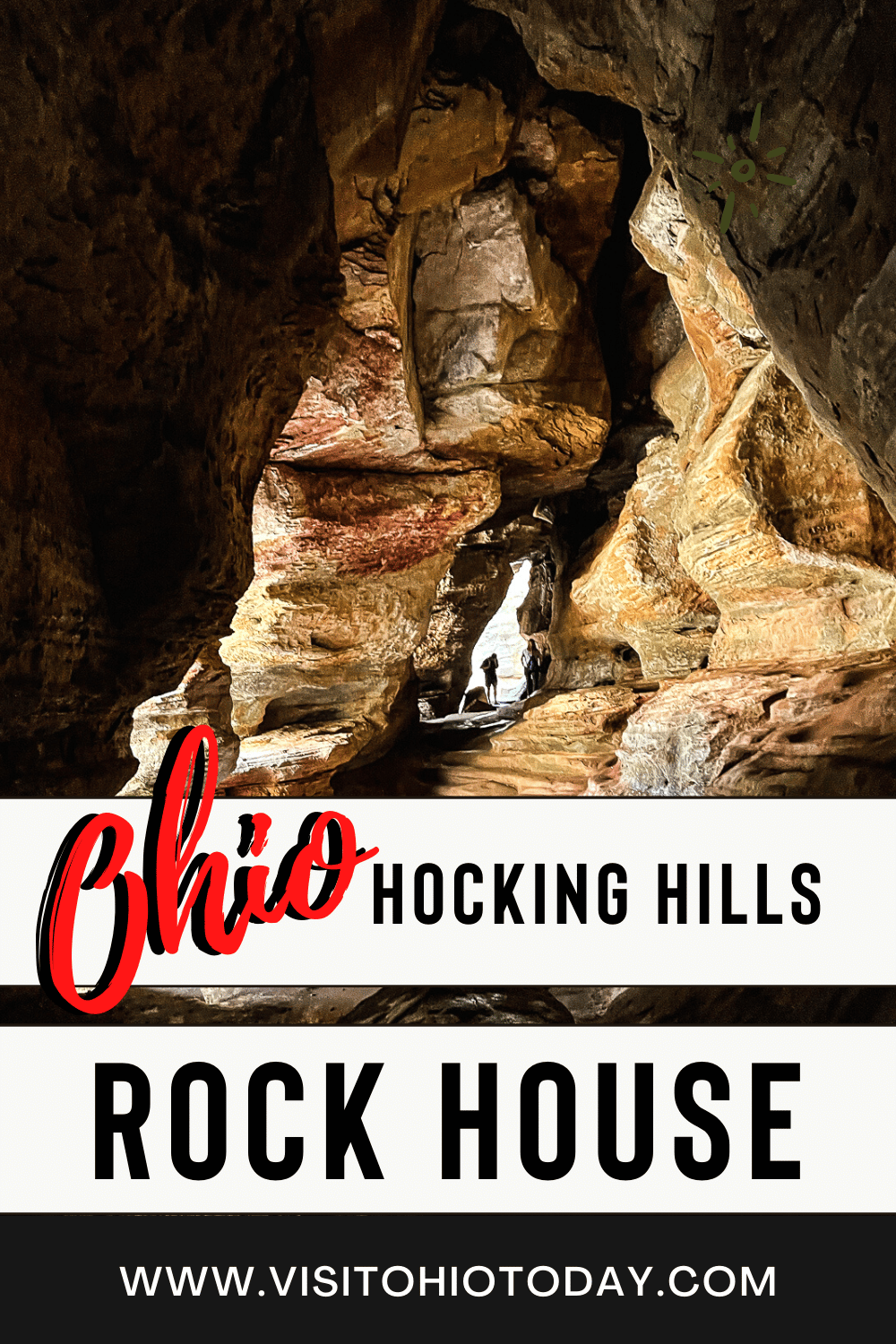 Rock House is an interesting part of the Hocking Hills Region. If you are into Caving and Hiking then this is the place for you. Read on to find out more. | Rock House Hocking Hills | Rock House Trail | Hocking Hills Ohio | Hocking County | Logan Ohio