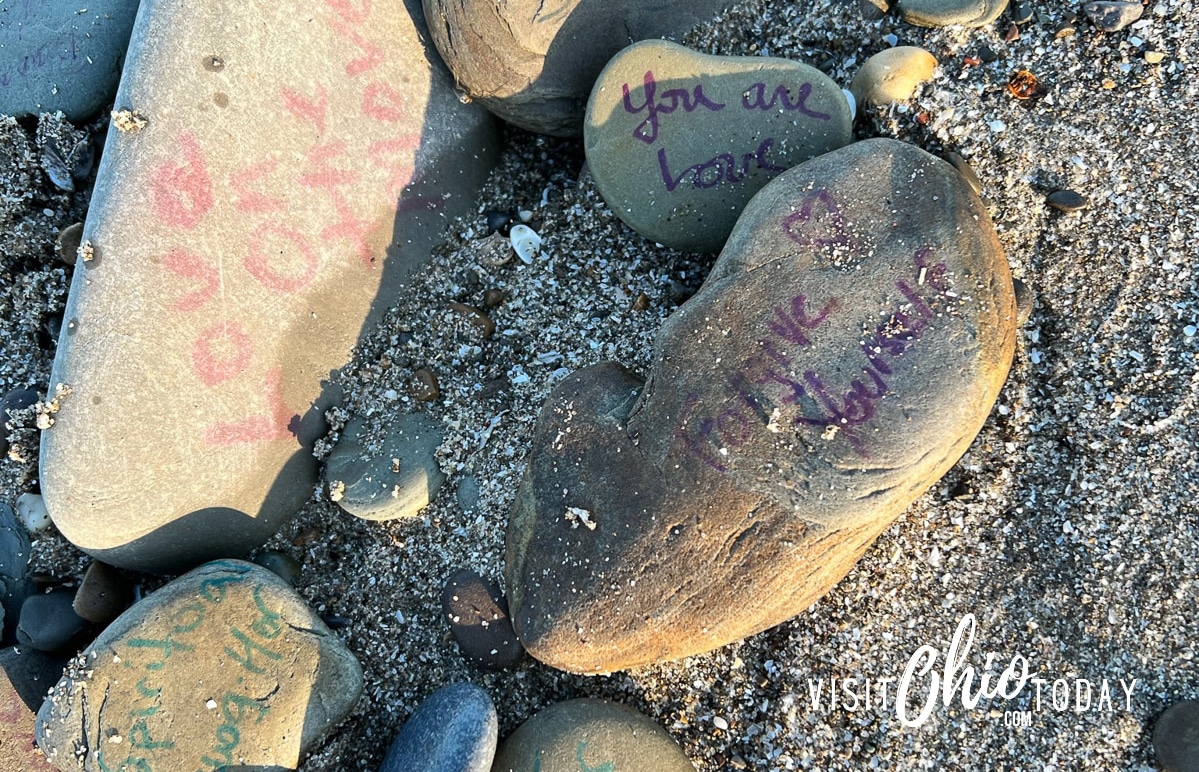 horizontal photo of stones and pebbles on a beach