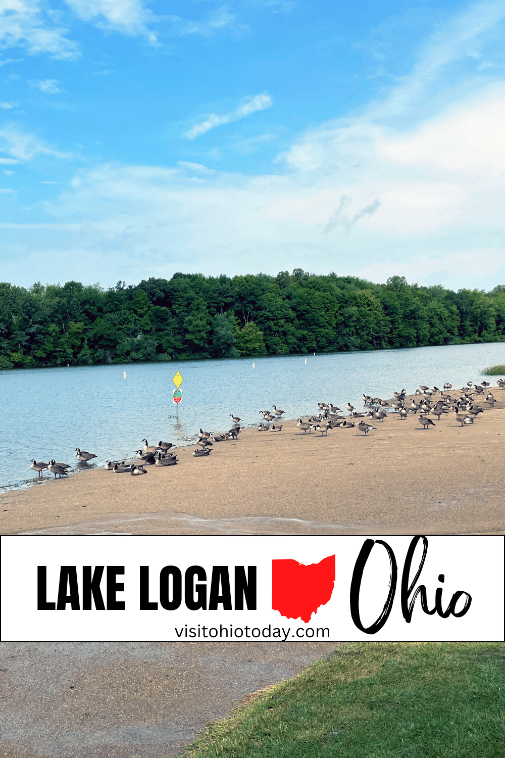 Lake Logan Ohio is a 400 acre lake found in the Hocking Hills area of Southeastern Ohio.  The lake offers boating, a beach, hiking, fishing and more.