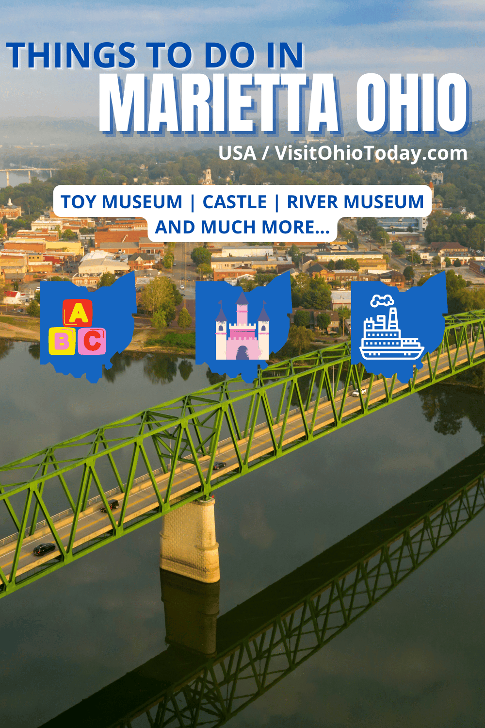 Whether you would like to visit a museum, go for a drink or grab a bite to eat, the small city of Marietta has something for everyone. We can provide tips on things to do in Marietta Ohio! | Things To Do In Marietta Ohio | Washington County | Marietta Ohio