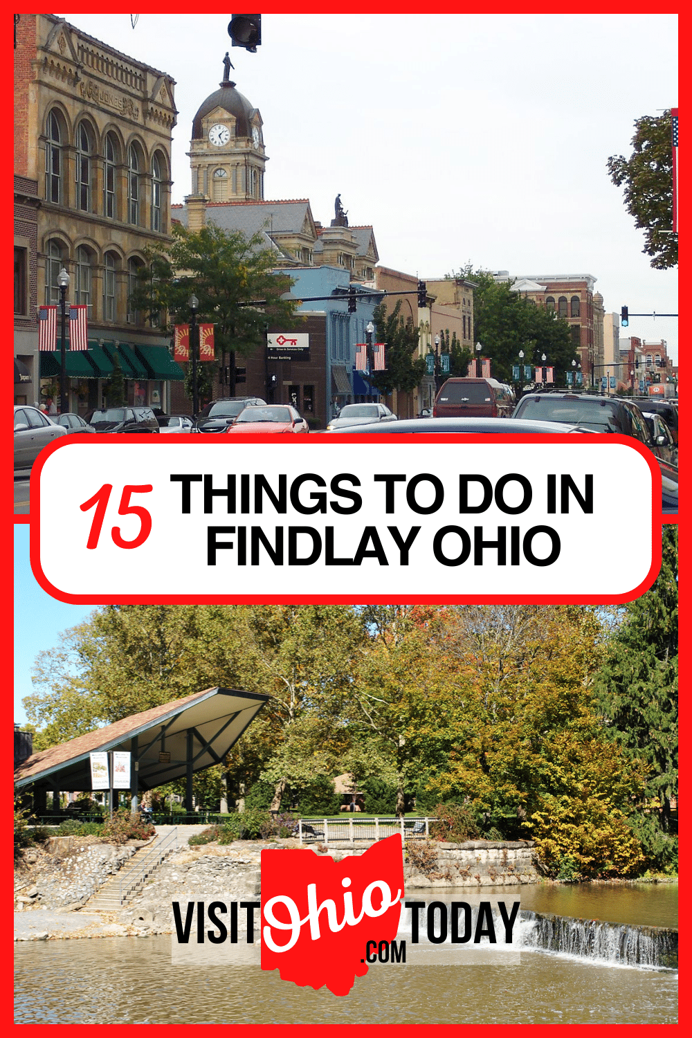 Findlay is known across the United States for its beautiful natural attractions and areas of outstanding beauty. If you love being out in the countryside doing various outdoor activities, then this is the place for you! If you prefer to do things inside, it also boasts art galleries and museums. Below are 15 of the best things to do in Findlay Ohio. | Things To Do In Findlay Ohio | Findlay Ohio | Hancock County