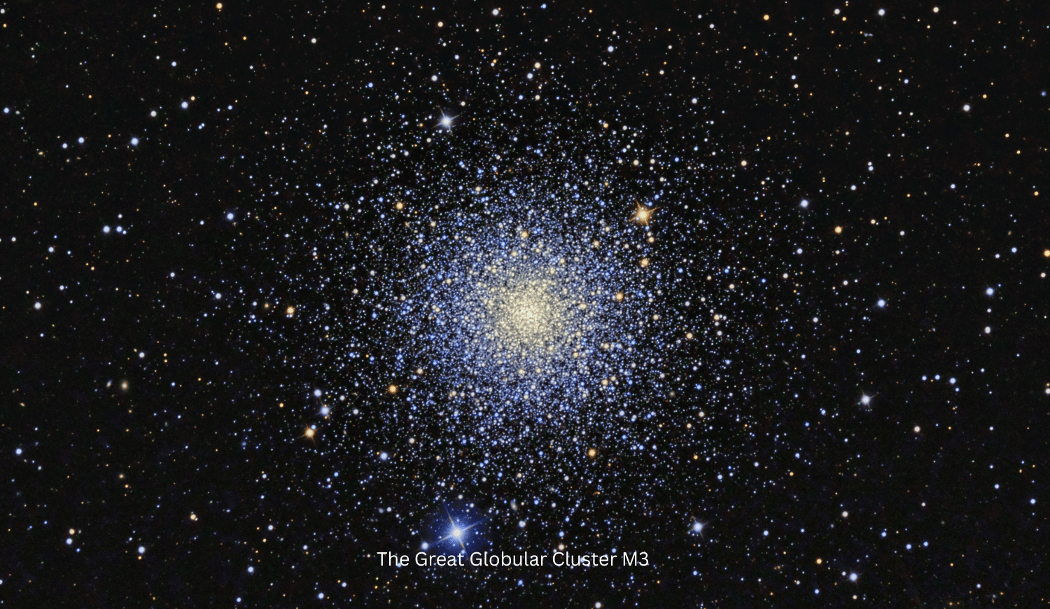 horizontal photo of the Great Globular Cluster M3