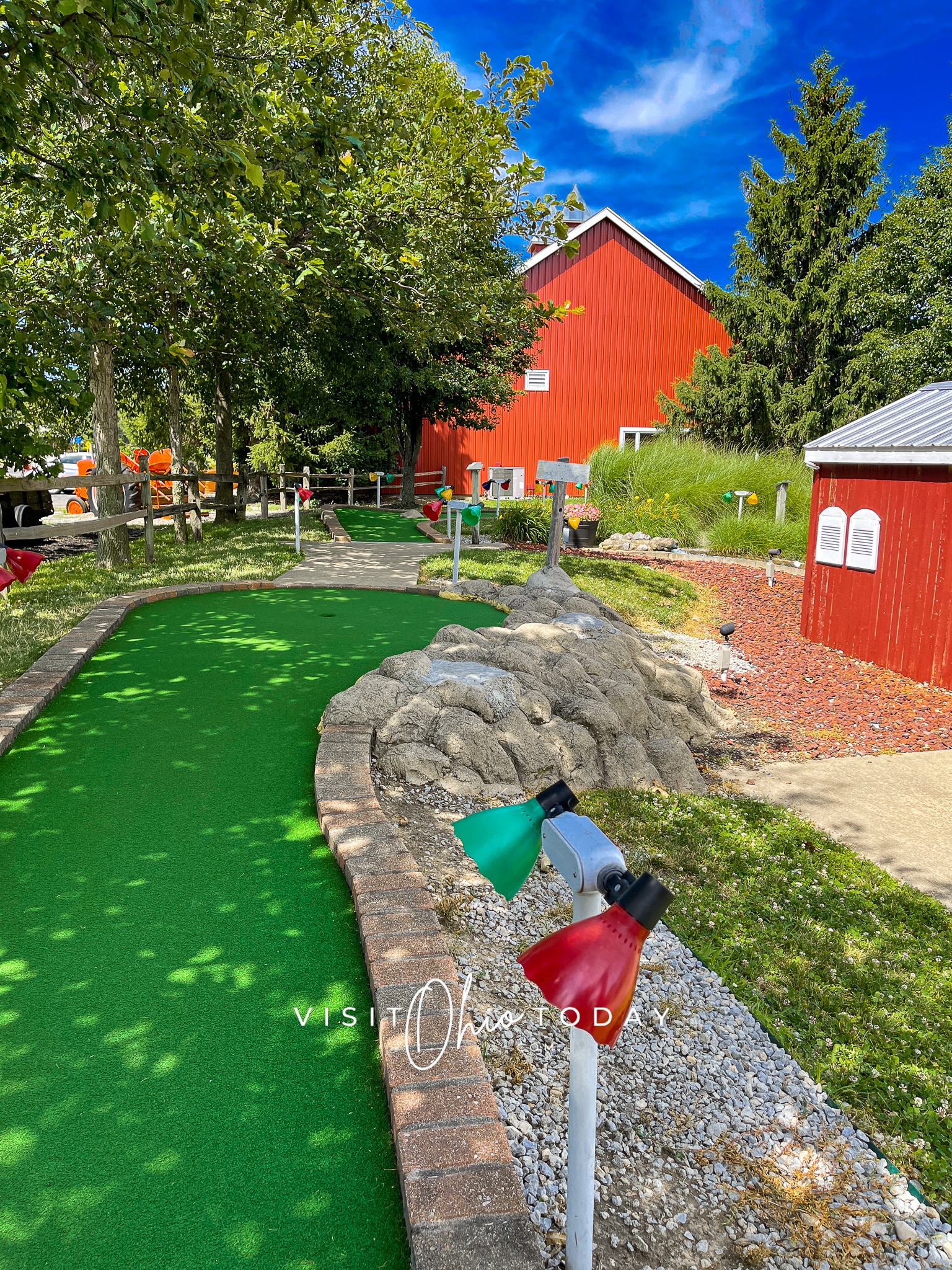 Vertical image of a miniature golf course Photo credit: Cindy Gordon of VisitOhioToday.com