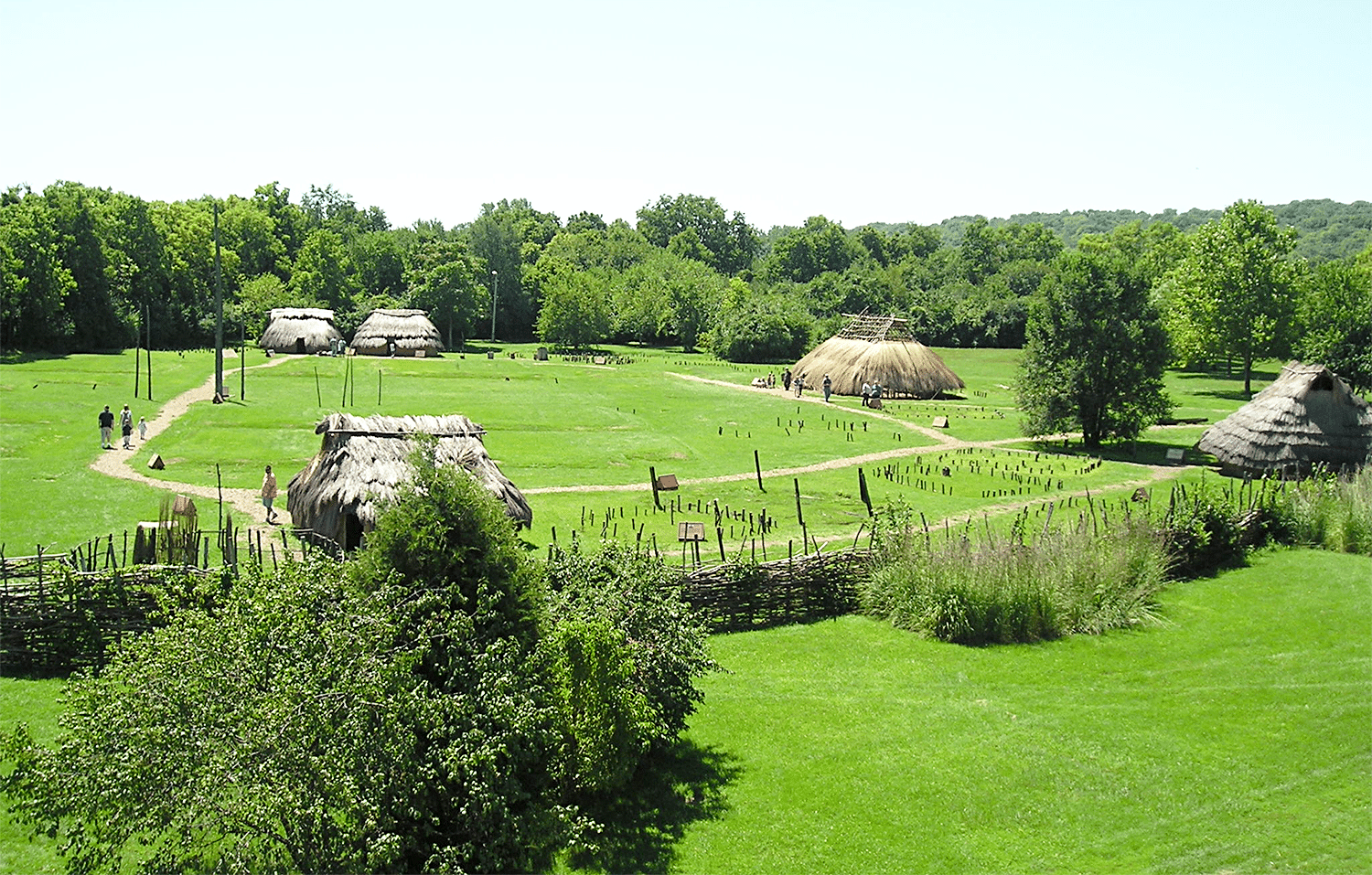 horizontal photo of Sunwatch Indian Village in Dayton