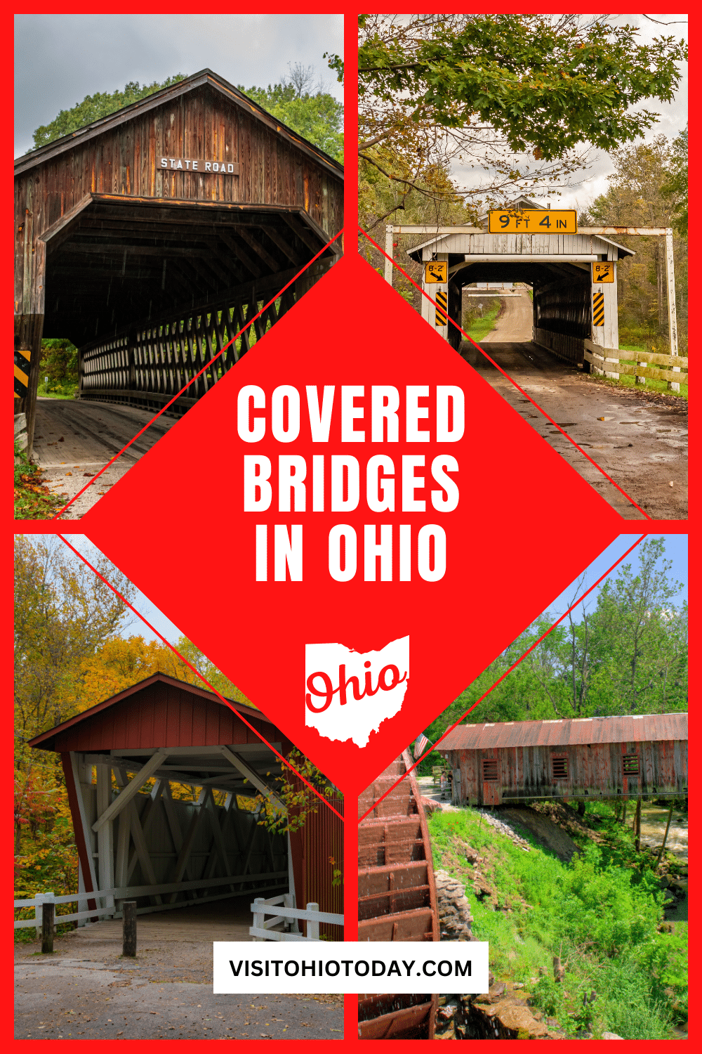 There are some amazing covered bridges in Ohio. Below are 12 of the best-covered bridges that you will be able to find in our great State.