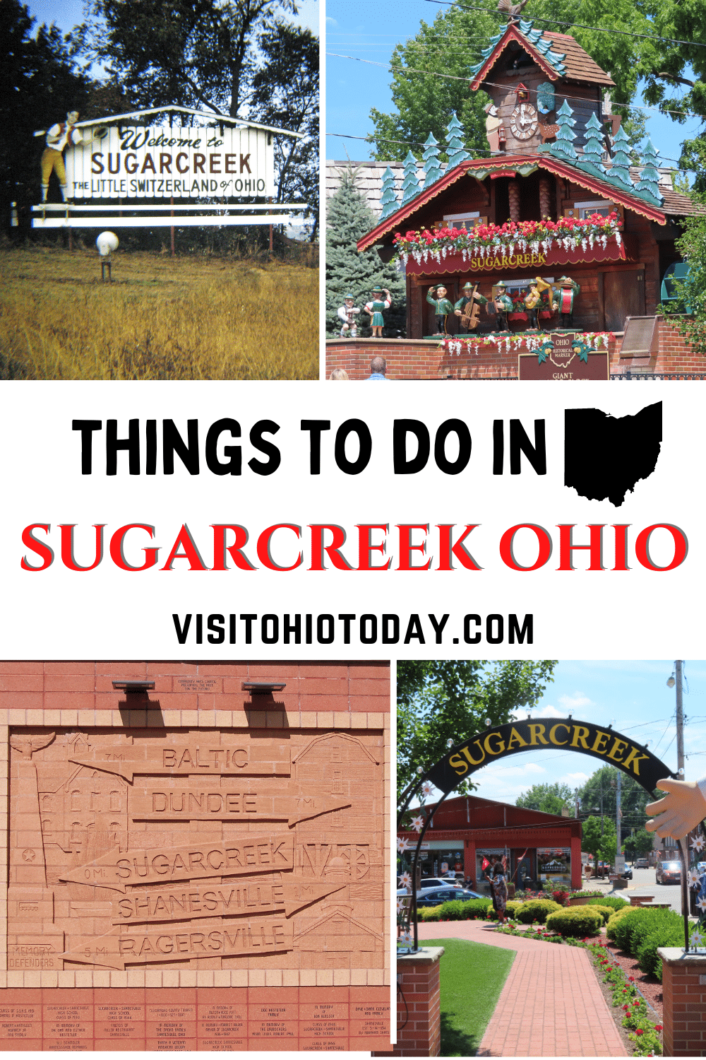 Sugarcreek is a small community that is based in Tuscarawas County, Ohio. This area is in the middle of Amish country and it is also known as “Little Switzerland”. There are lots of things to do in Sugarcreek Ohio.