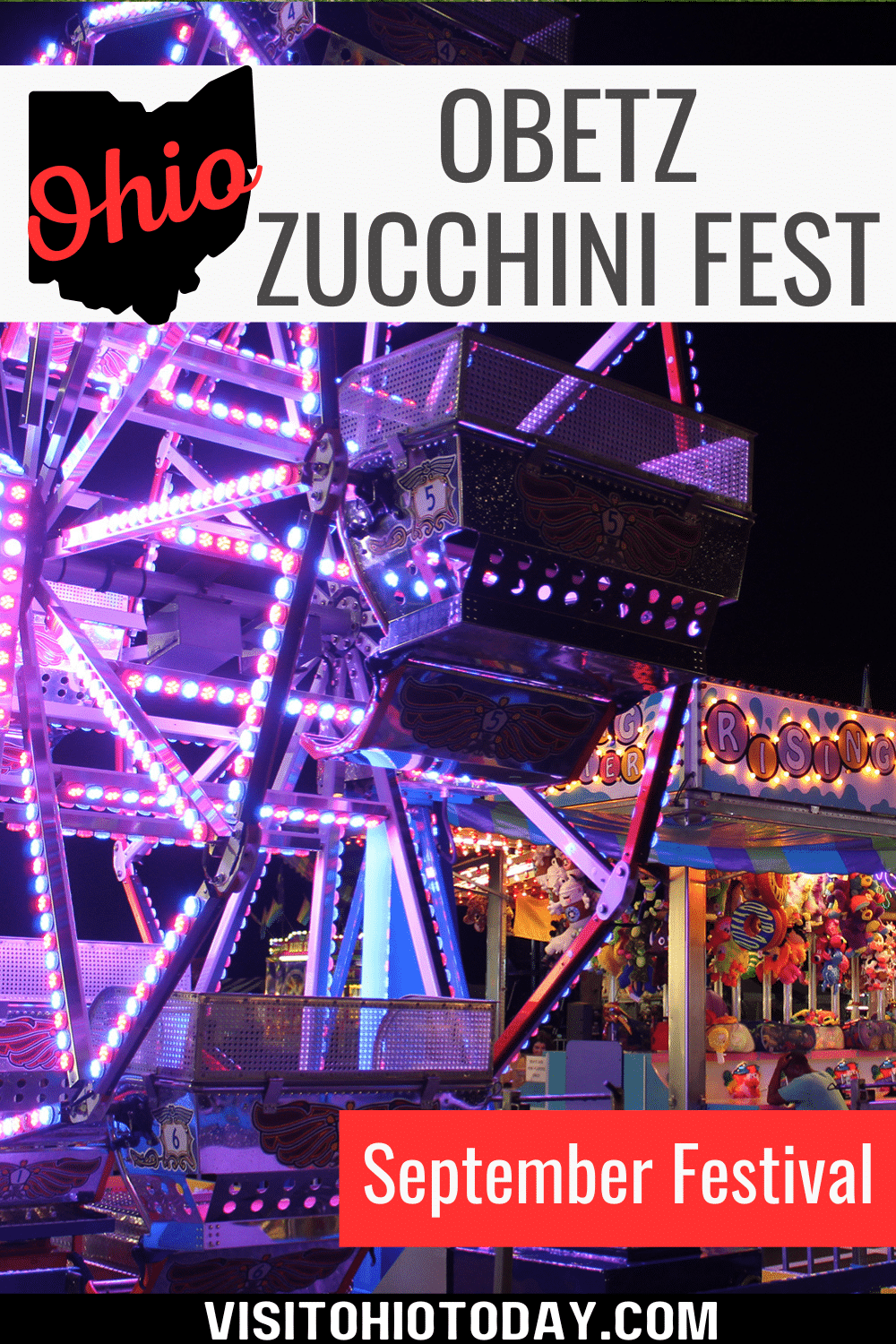 The Obetz ZucchiniFest is an annual event held in early September in the village of Obetz, Ohio, that celebrates everything zucchini!