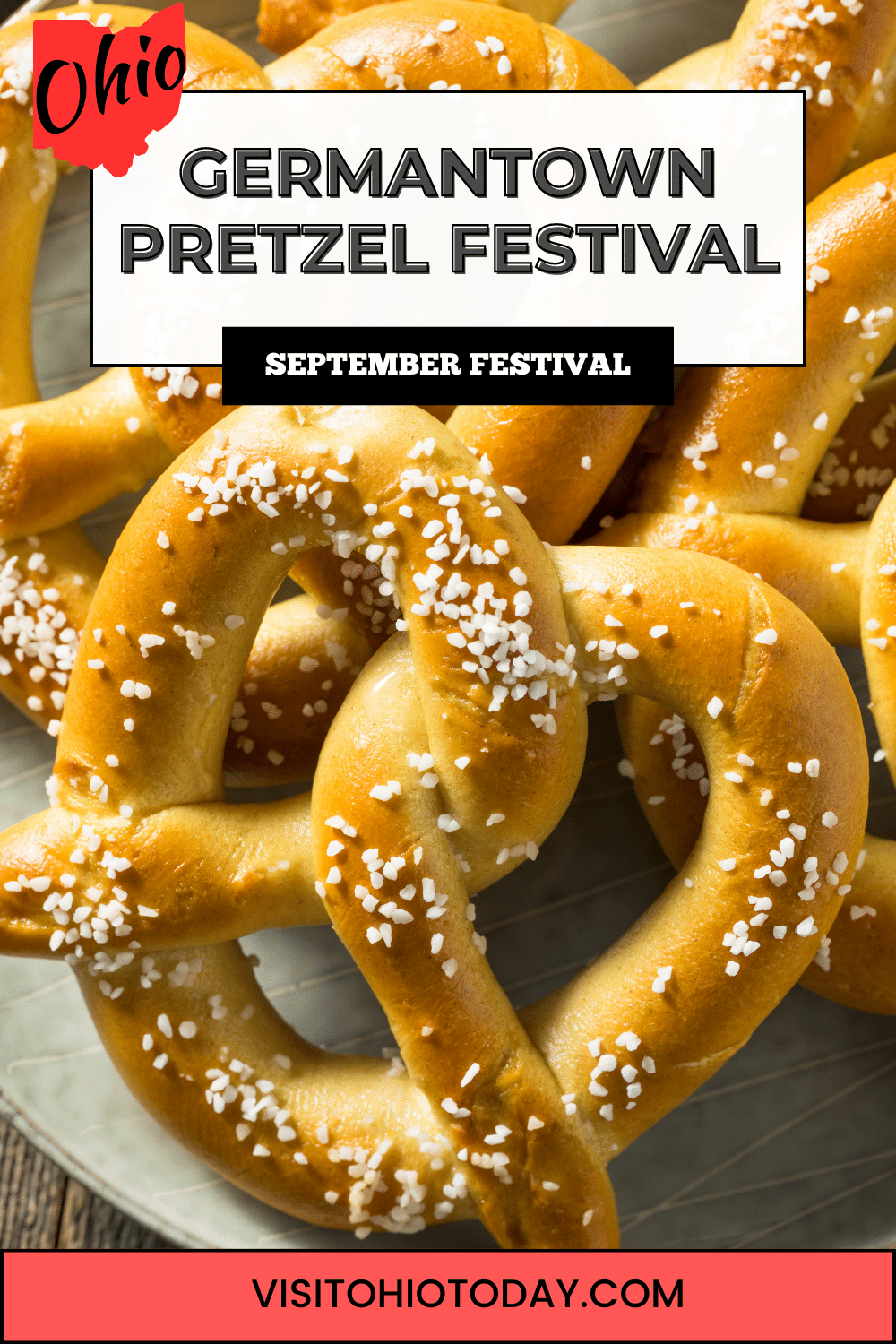 Mark your calendars for the Germantown Pretzel Festival, a tradition celebrating all things German, especially pretzels! Held on September 23 and 24, 2023, at Veterans Memorial Park.