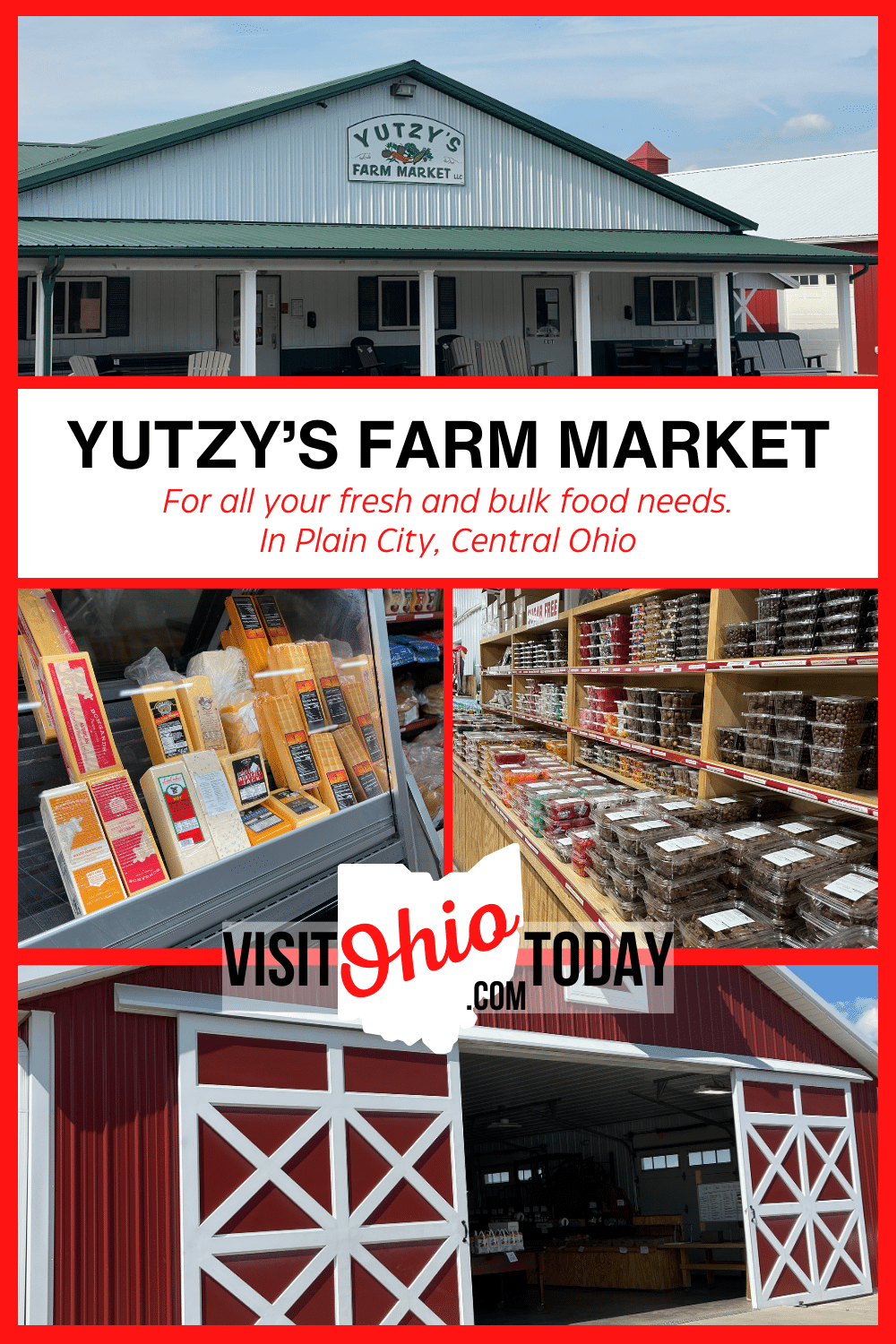 Yutzy’s Farm Market in Plain City Ohio is one of the only local places you can go for all your bulk and fresh produce needs.