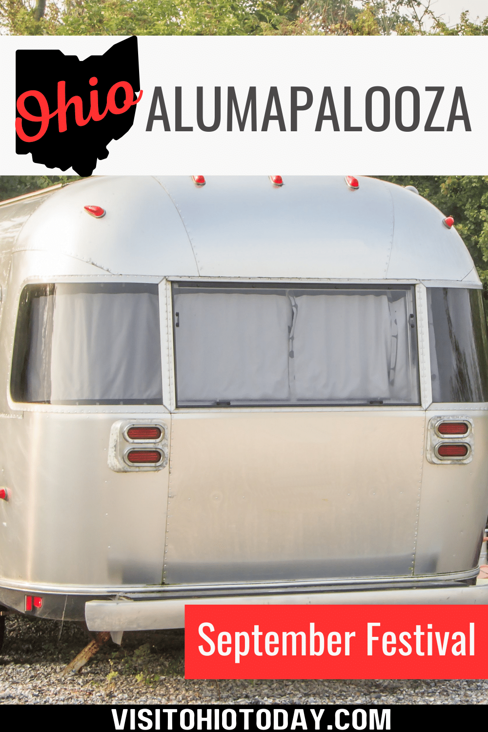 Alumapalooza is an annual event held at the Airstream, Inc. factory in Jackson Center. This is generally an RV festival, including camping, seminars, and of course, Airstream Travel Trailer Factory Tours.