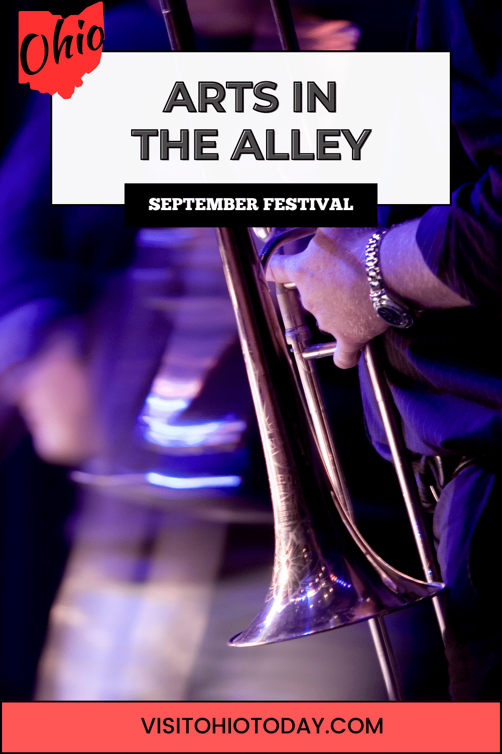 The Arts in the Alley Music and Arts Festival is held in Grove City's historic town center on the weekend of September 15-17, 2023.