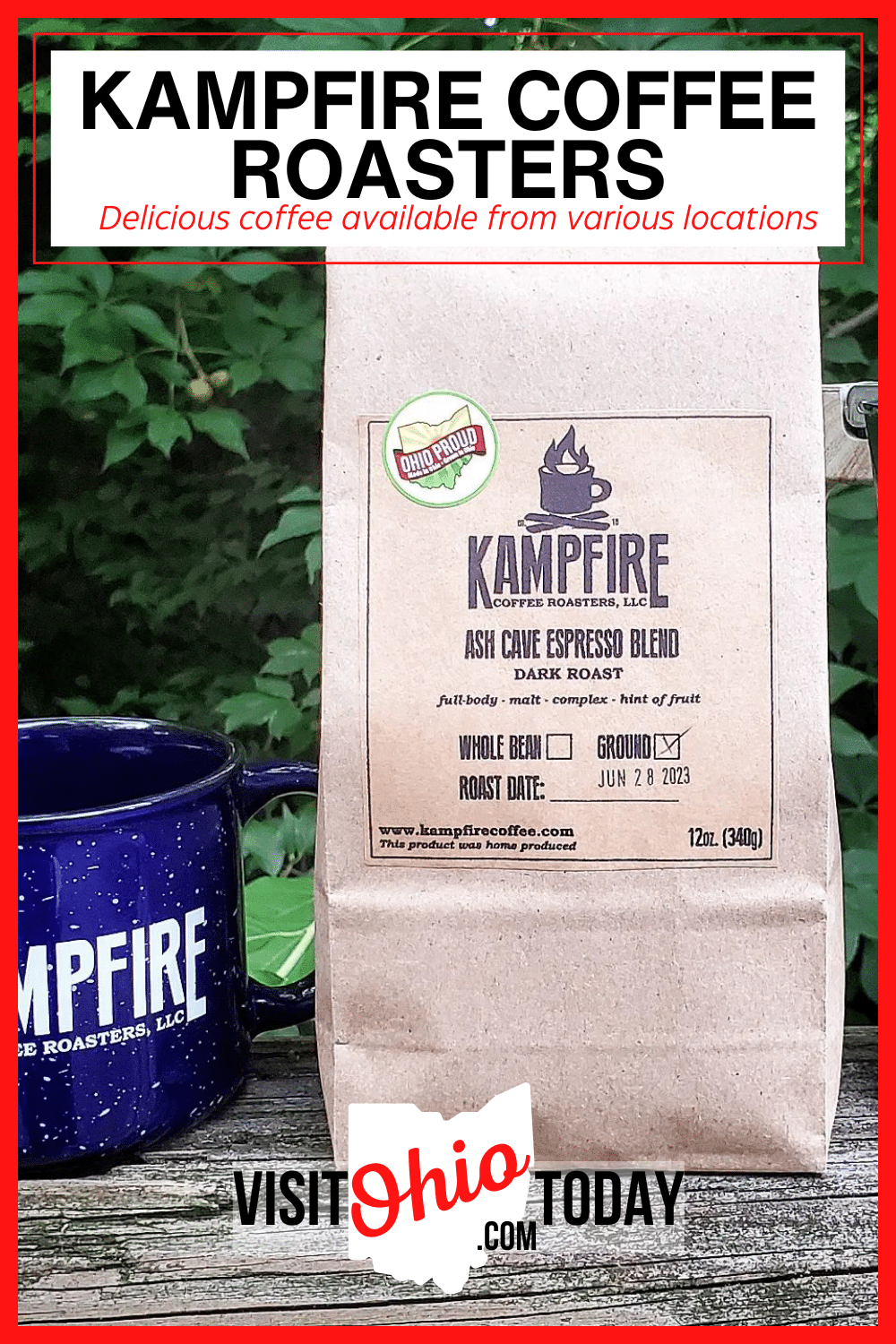 Kampfire Coffee Roasters is a home-roasting company, owned and run by Jesse Mohler, currently operating out of Canal Winchester.