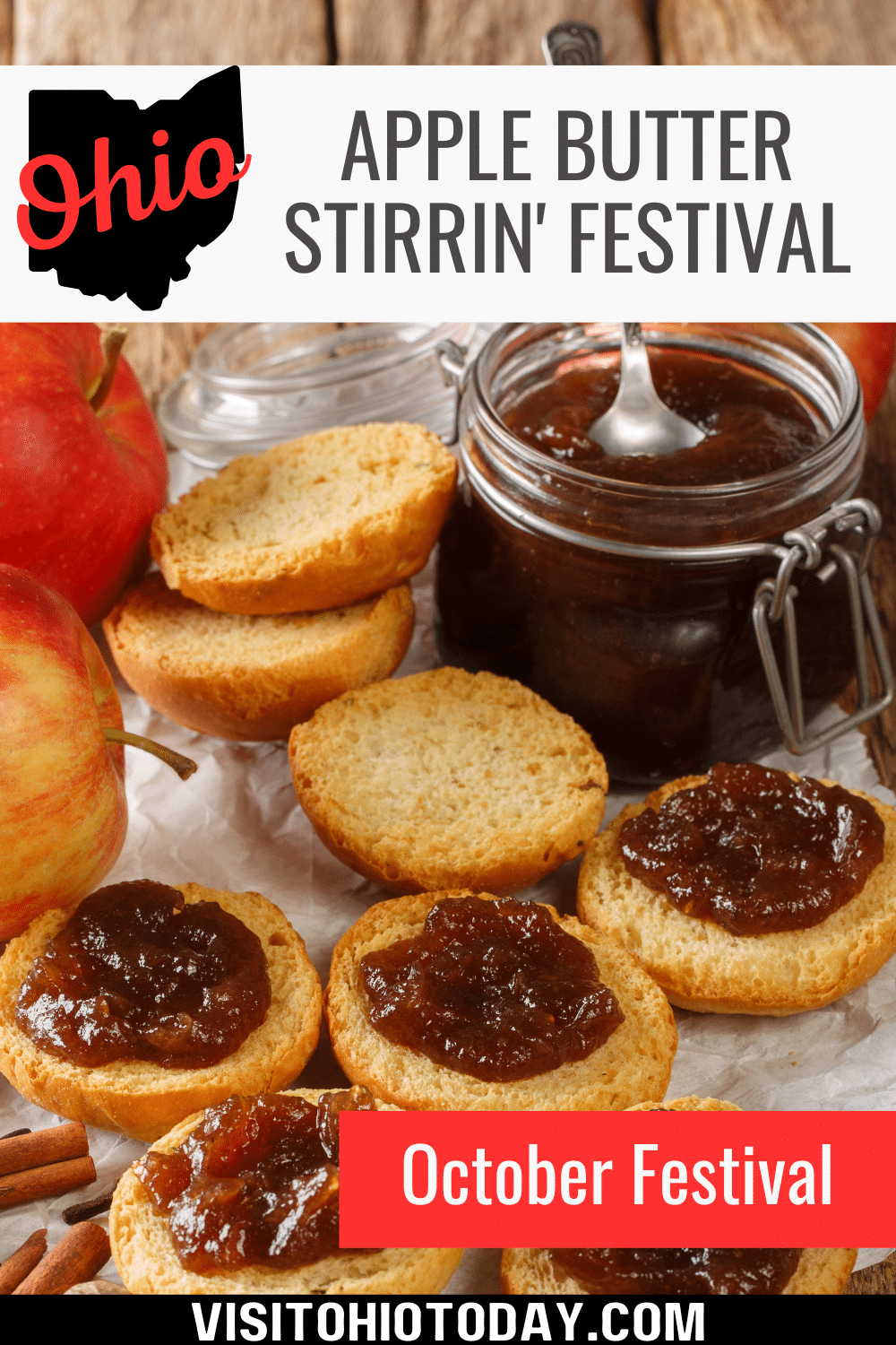 The Apple Butter Stirrin’ Festival of Roscoe Village is held the third full weekend of October – 20th-22nd, 2023. Here is the place to get the best homemade Apple Butter!