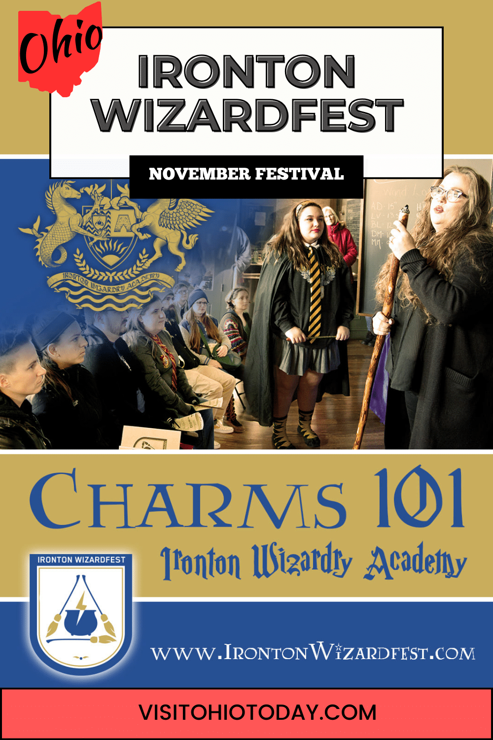 The Ironton Wizardfest is a two-day extravaganza of all things Harry Potter! Held on the weekend of Saturday 11 and Sunday 12 November 2023.