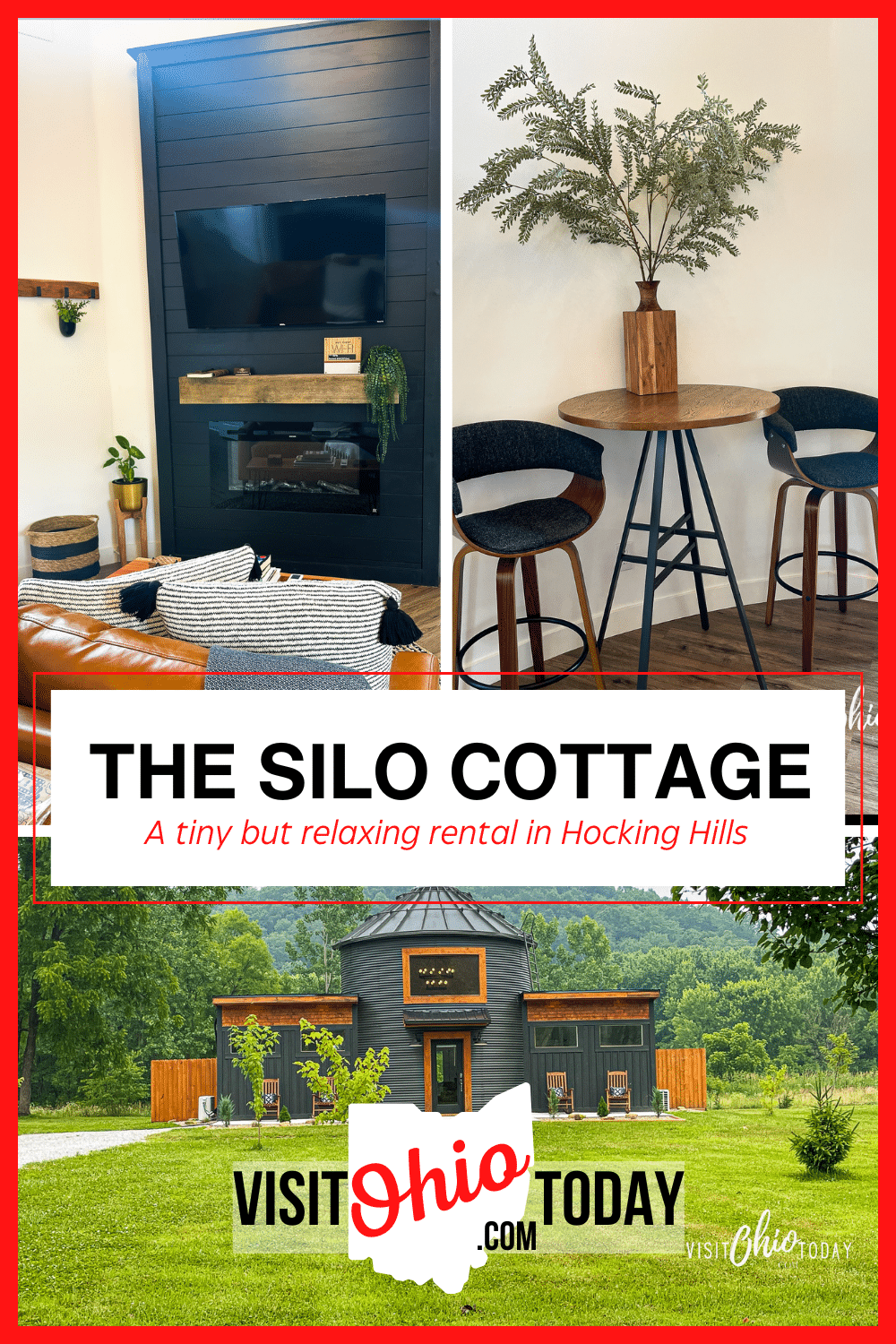 Escape to The Silo Cottage in Hocking Hills for a romantic, fully-equipped tiny home retreat amidst nature's grandeur - book now for an unforgettable getaway!