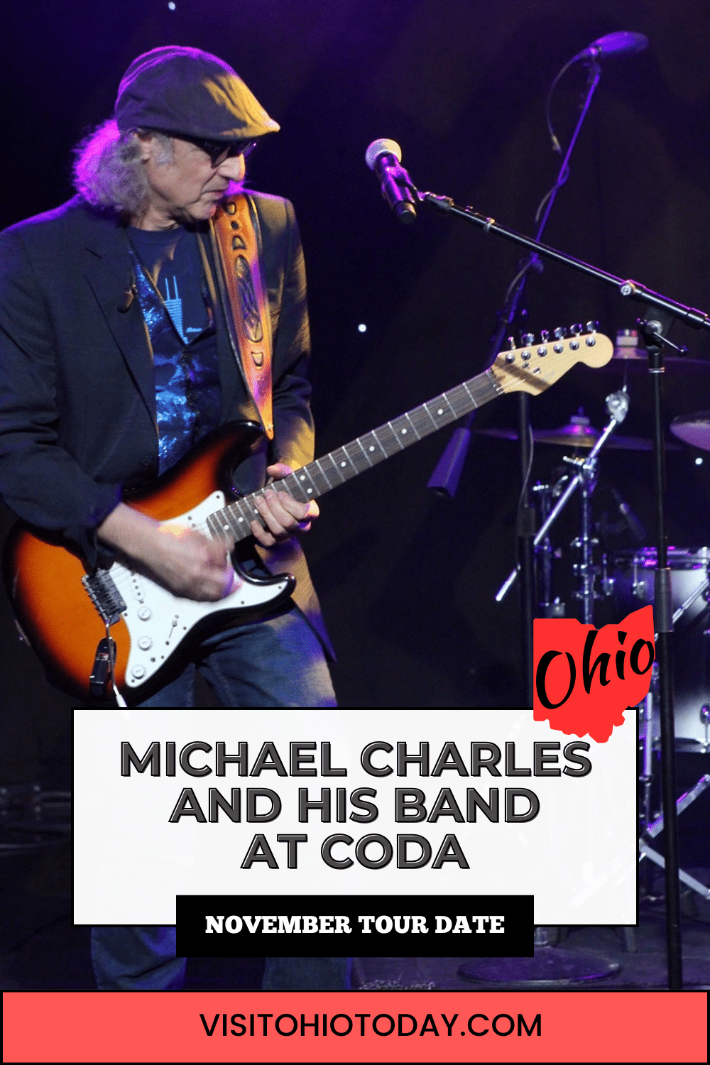 Chicago Blues Hall of Famer Michael Charles and His Band are appearing at CODA, Cleveland on Thursday November 9, 2023, as part of his ‘No Detours 2023’ tour.