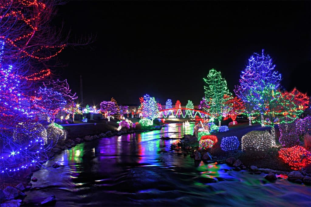 Utah county drive through christmas lights