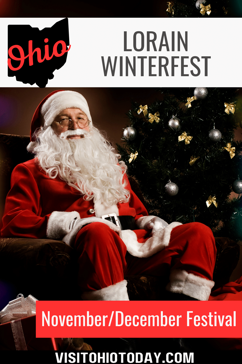 The Lorain Winterfest is an annual festival on the Saturday after Thanksgiving. It is a one-day festival, but some activities continue until the end of December.