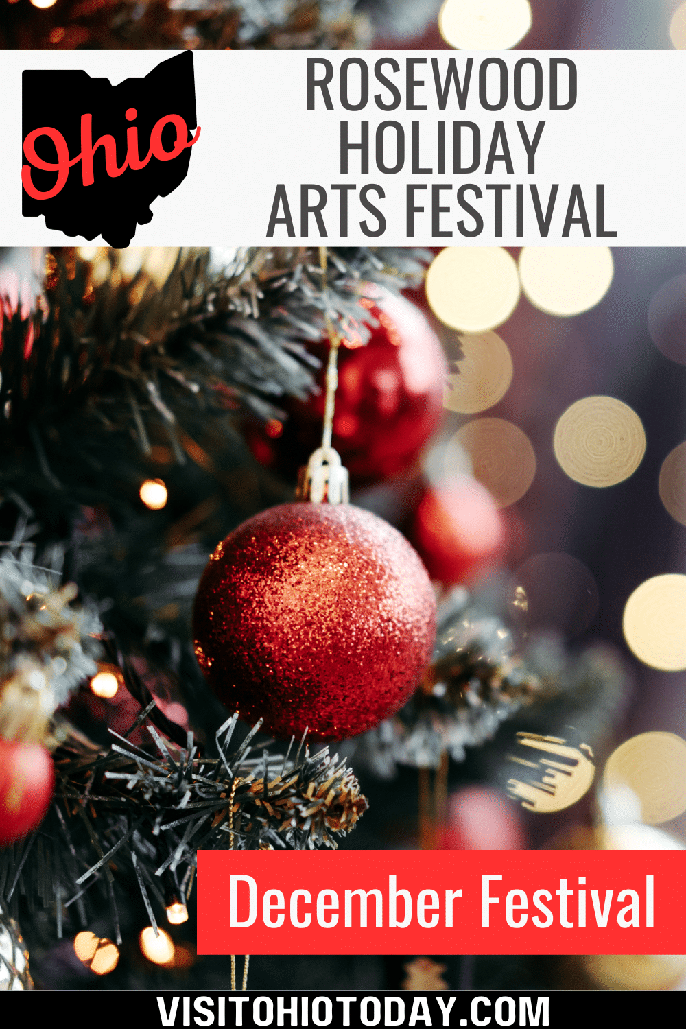 Rosewood Holiday Arts Festival takes place at the Rosewood Arts Center in Kettering on the first Saturday of December. This festival is focused on the talent of local artists.