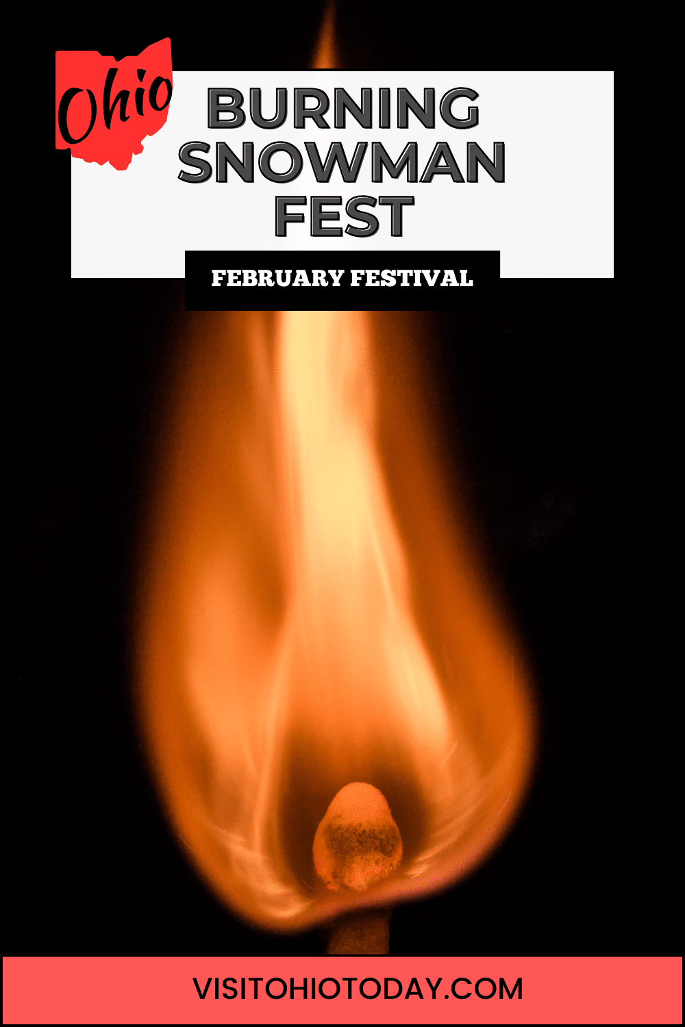 At the annual Burning Snowman Fest, a large snowman is set ablaze to transition to spring. It takes place on Saturday, February 24, 2024.