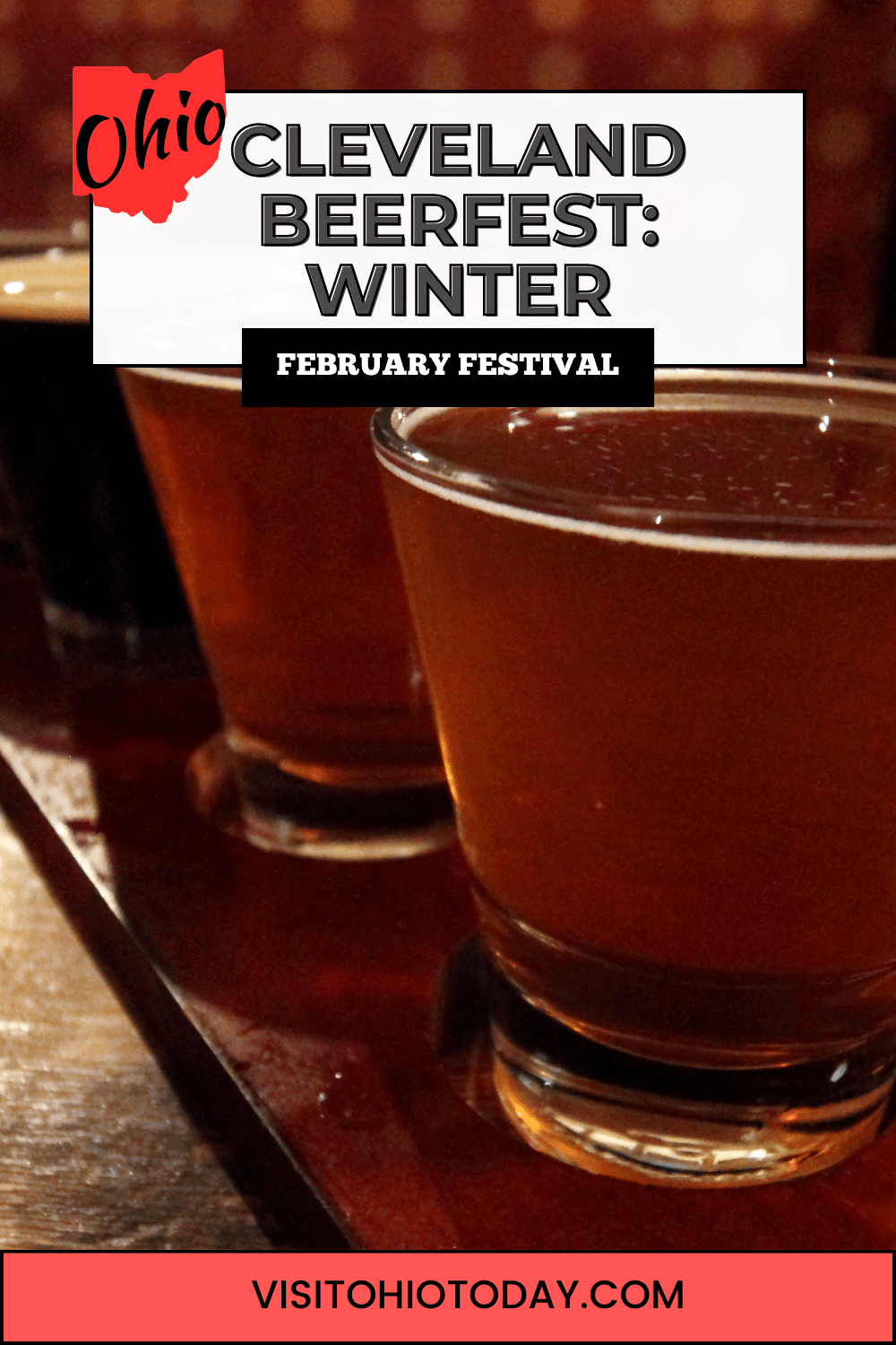 The Cleveland Beerfest: Winter, is an annual event held in February. The event showcases more than 150 craft beers.
