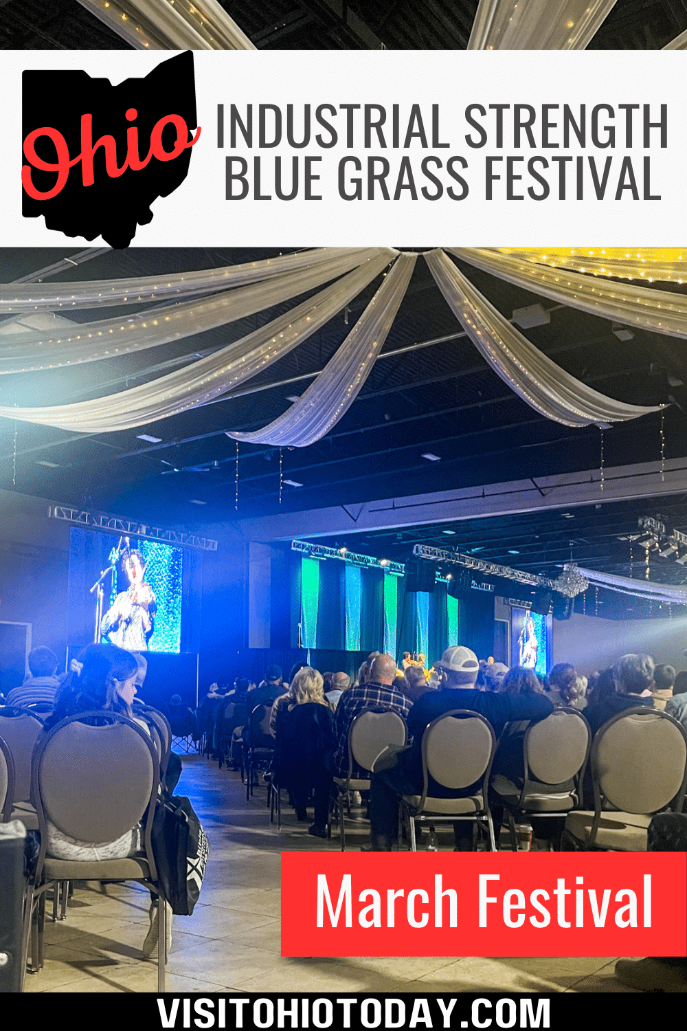 Industrial Strength Bluegrass Festival is an indoor music festival that showcases the best in bluegrass and American roots music. It takes place in late March at the Roberts Convention Centre in Wilmington.