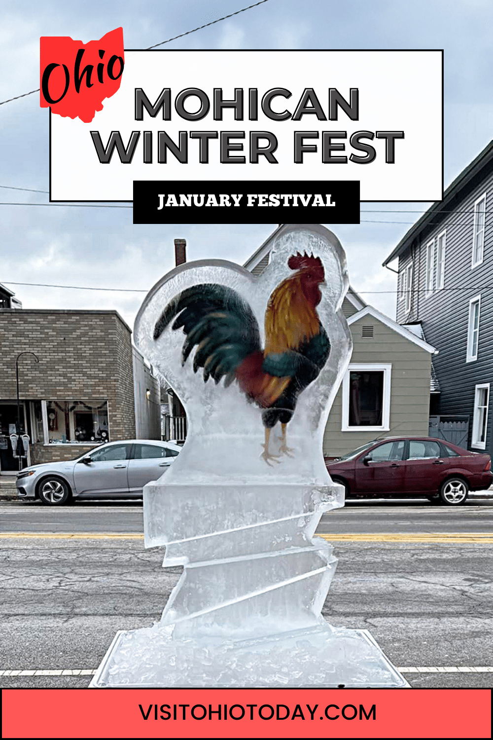 The Mohican Winter Fest is held in Loudonville and features ice sculpture displays all around the downtown area.