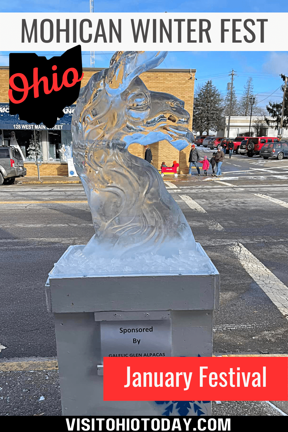 Mohican Winter Fest is an annual winter festival in Loudonville that centers around ice sculpting and train displays. This festival is held in mid-January.