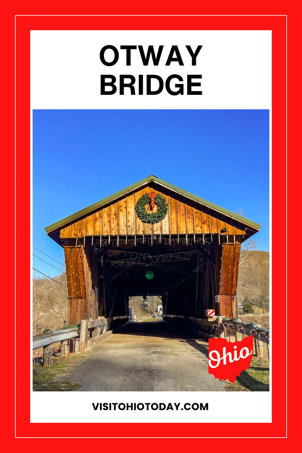 Otway Bridge is a historic landmark built in 1874 and is Scioto County’s last remaining covered bridge. It was restored in 2014.