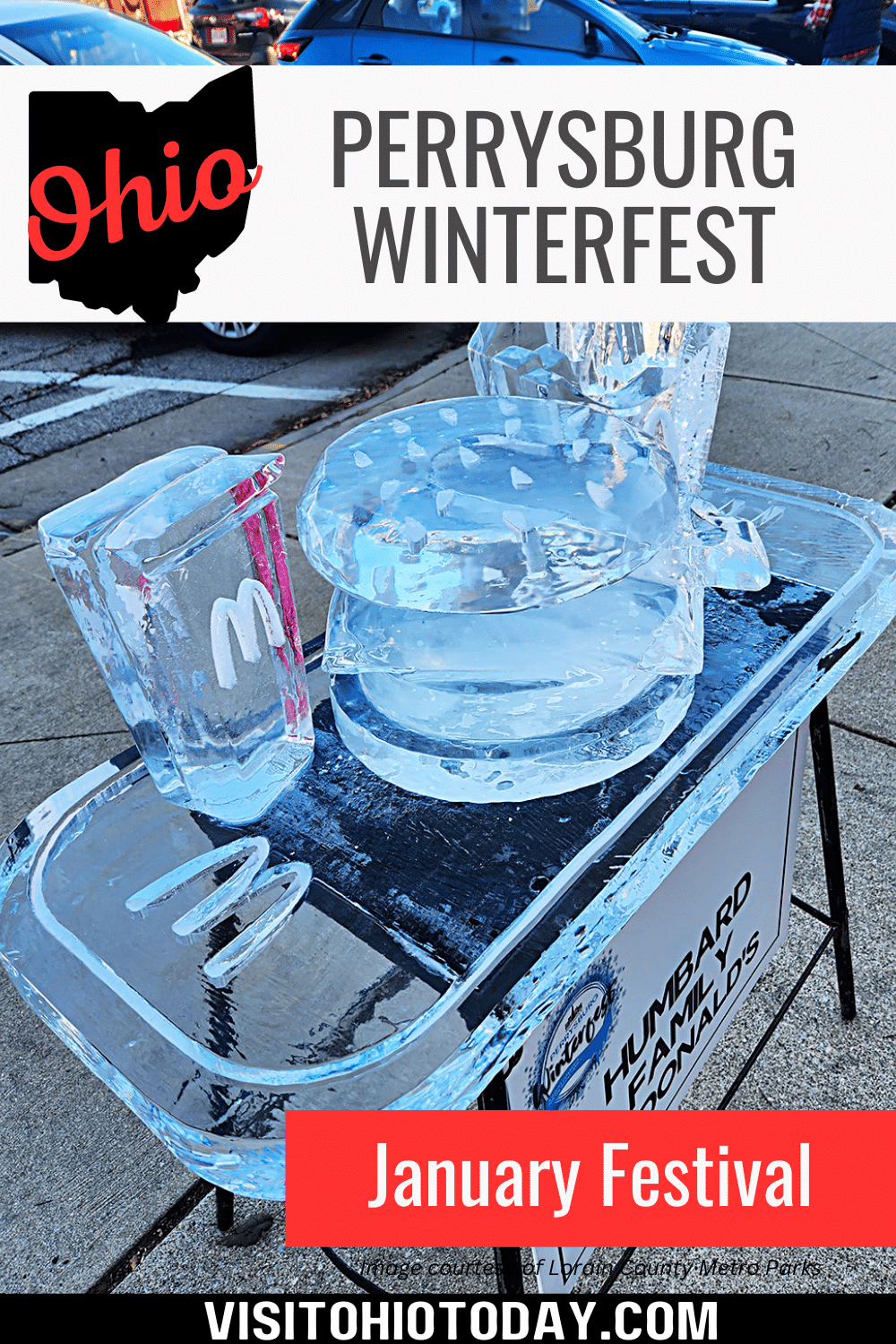 The 14th annual Perrysburg Winterfest is a winter festival featuring ice carvings that will return to historic downtown Perrysburg on Friday and Saturday January 12 and 13, 2024.