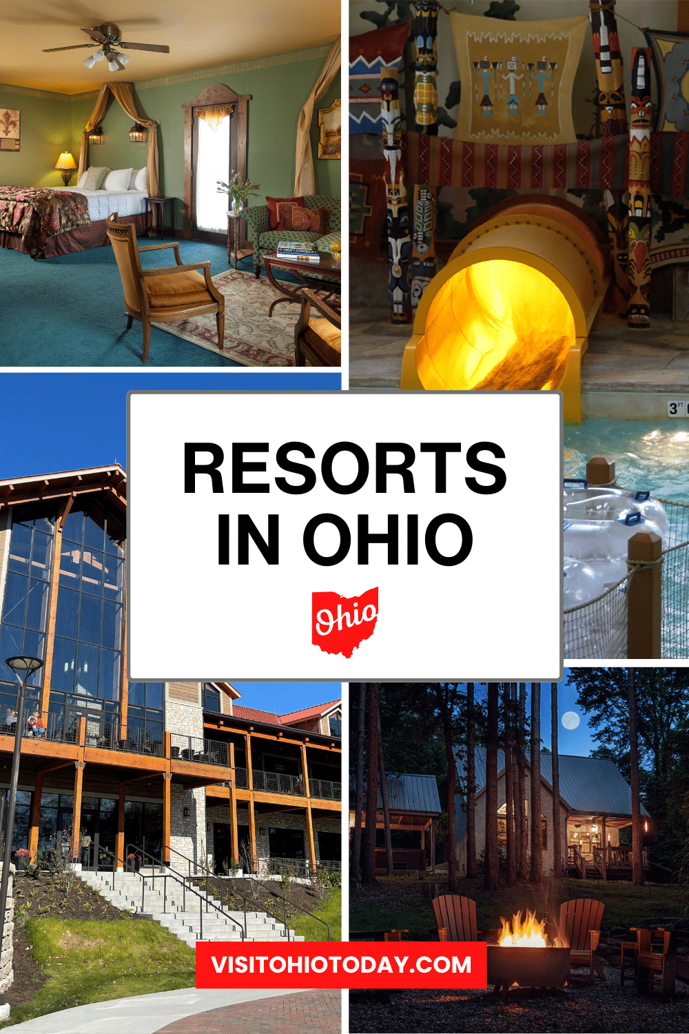 There are a lot of resorts in Ohio, ranging from resorts aimed at kids and family fun to quiet and private adult resorts. In this article we have selected some of the best resorts in Ohio whatever your requirements.