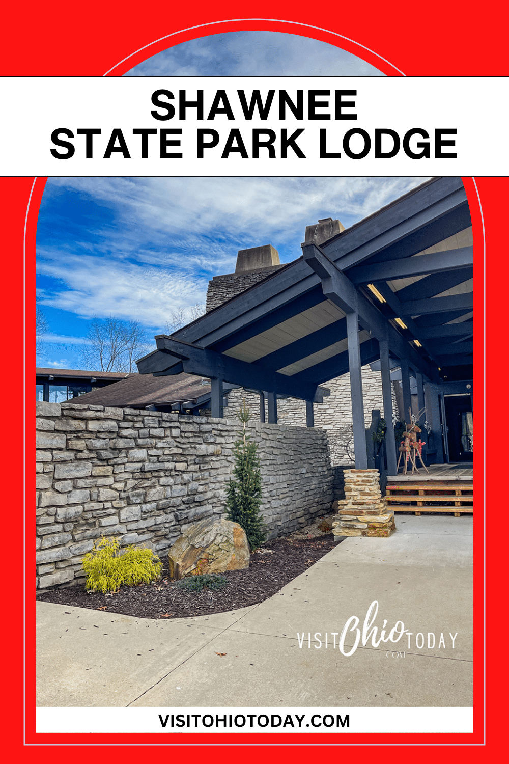 Shawnee State Park Lodge is located in Shawnee State Park. The lodge is an excellent choice for couples or families, offering many room accommodations, activities, and two restaurants on-site.