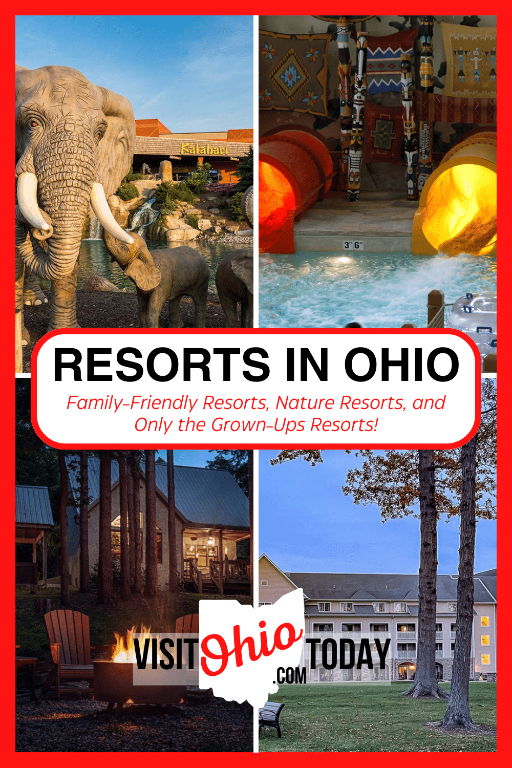 There are a lot of resorts in Ohio, ranging from resorts aimed at kids and family fun to quiet and private adult resorts. In this article we have selected some of the best resorts in Ohio whatever your requirements.