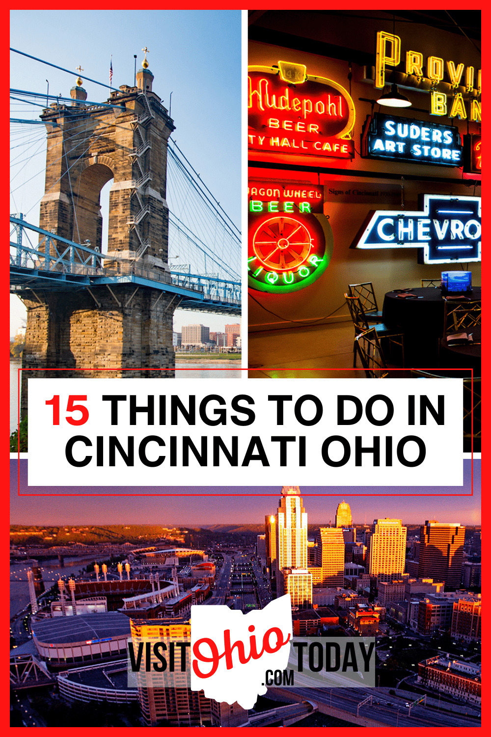 Cincinnati is a large, vibrant city in the southwest corner of Ohio. There is a diverse selection of things to do in Cincinnati, from museums to nature preserves, to fine dining. It’s all available in Cincinnati!