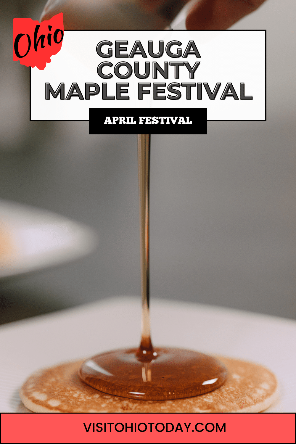 The Geauga County Maple Festival, a family-friendly event honoring maple syrup, occurs in late April at Chardon Square in Chardon.
