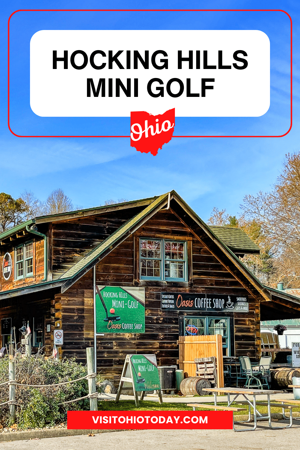 Hocking Hills Mini Golf is a miniature golf course located in the Rockbridge area of Hocking Hills. If you are looking for an activity to pass the time, Hocking Hills Mini Golf is 18 holes of challenging fun!