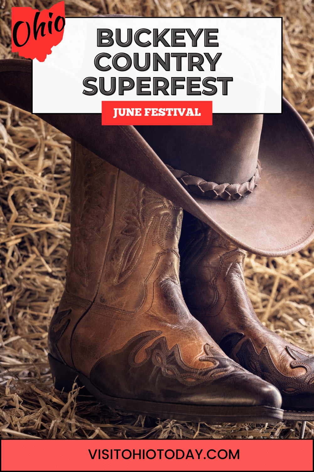 Buckeye Country Superfest is a two-day, outdoor country music concert in Columbus in late June.