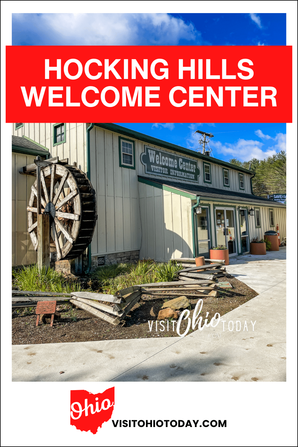 Hocking Hills Welcome Center in Logan is the largest of three welcome centers operated by the Hocking Hills Tourism Association.