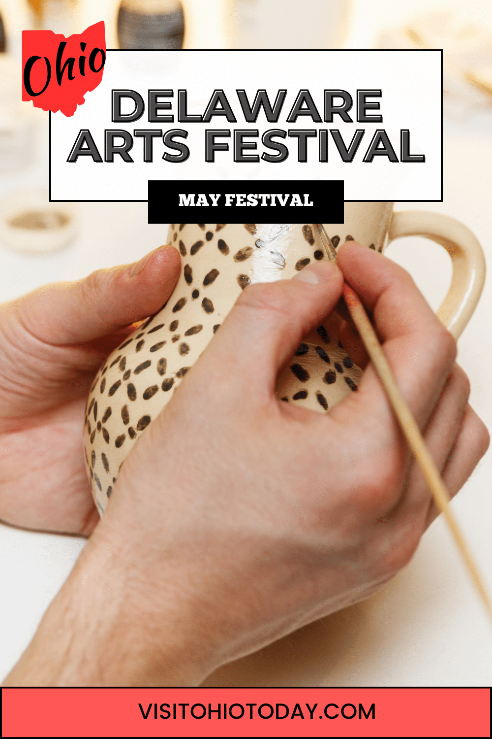 Delaware Arts Festival is a family-friendly arts festival that will take place in mid-May in Downtown Delaware, Ohio.
