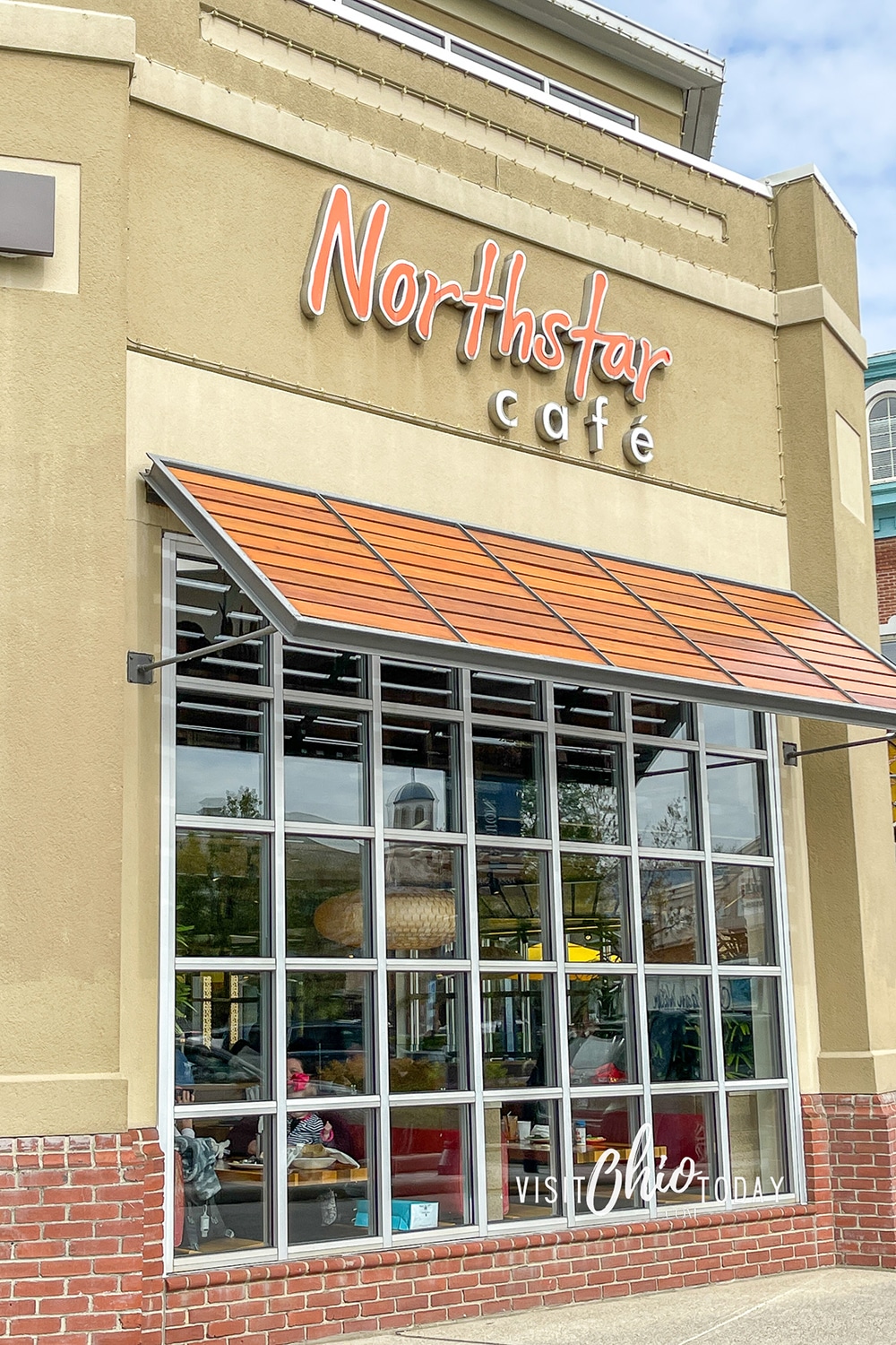 vertical photo of the front of the Northstar Cafe. Photo credit: Cindy Gordon of VisitOhioToday.com