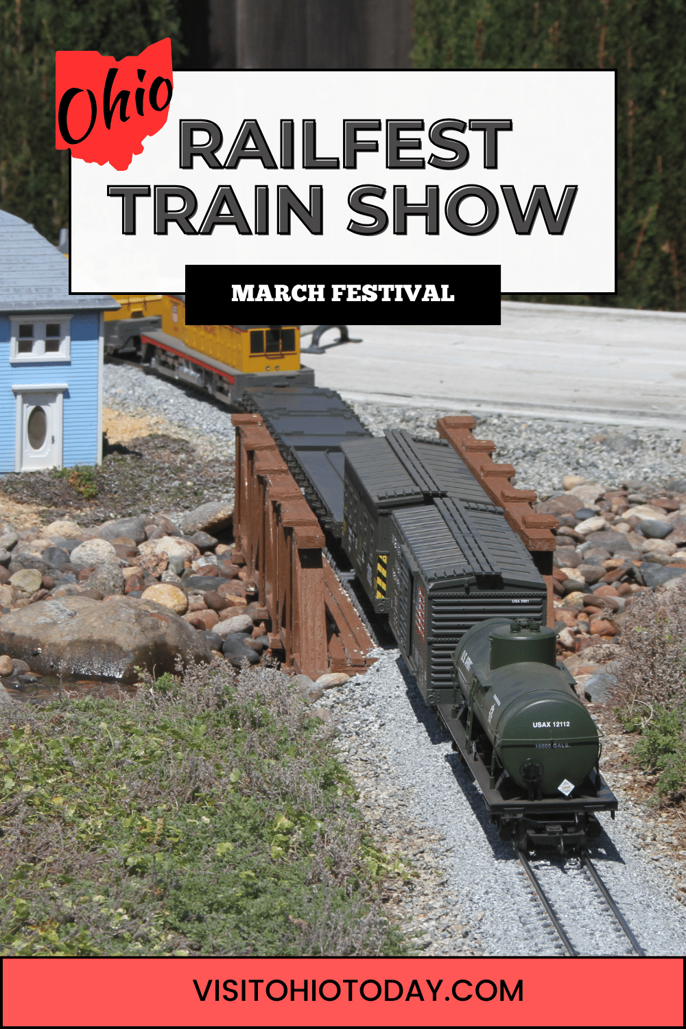 The Railfest Train Show is the largest continuous running two-day train show in Ohio that takes place in mid-March at Lakewood Community College in Kirtland.