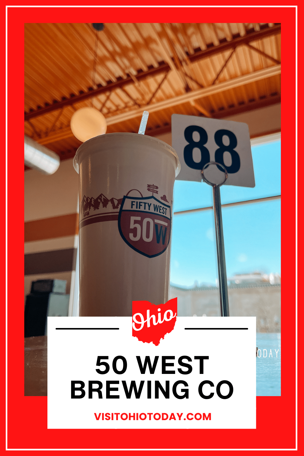 50 West Brewing Company is a burger bar and beer garden designed for families with restaurants in both Chillicothe and Cincinnati.