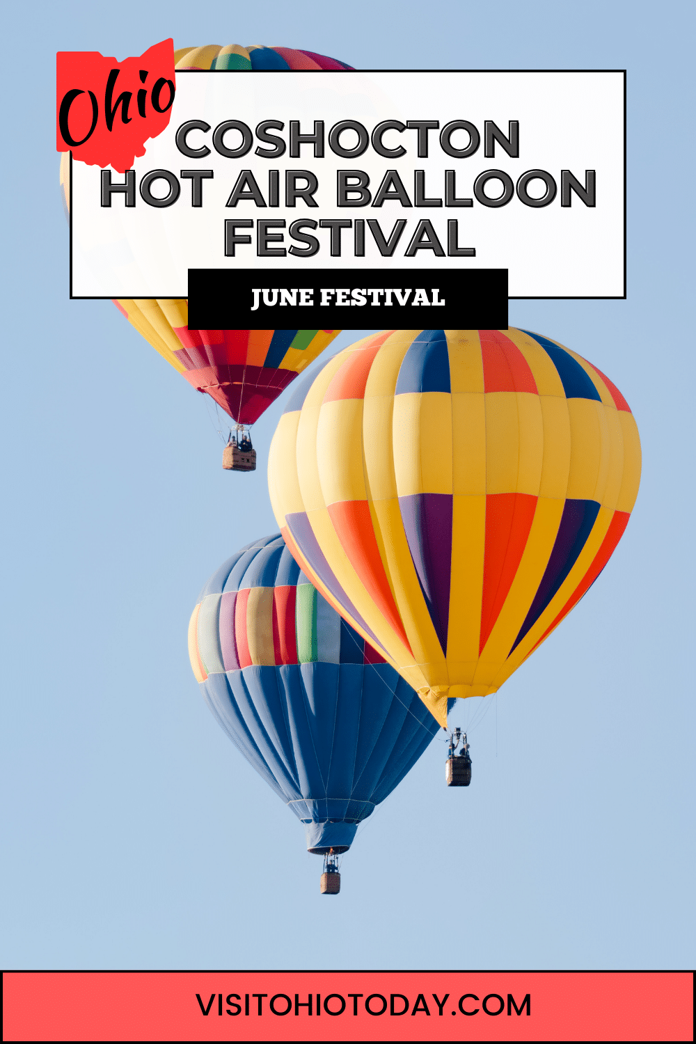 The Coshocton Hot Air Balloon Festival is in its 40th year celebrating hot air balloons. It will take place in early June at the Coshocton County Fairgrounds.
