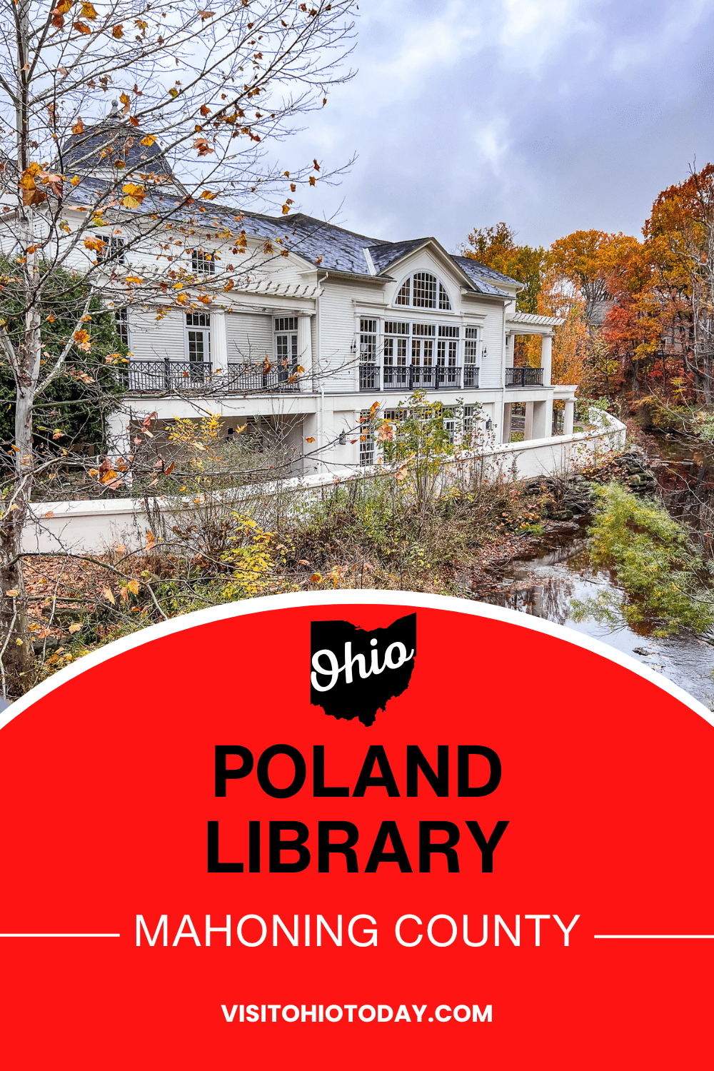 Discover the magic of Poland Library, the hub of literary and architectural wonder in Youngstown and Mahoning County. Tucked away in the picturesque village of Poland, this public library is a sight to behold, thanks to its exquisite architecture. And with a charming bookstore and coffee shop onsite, it's the perfect destination for bookworms and coffee lovers alike.